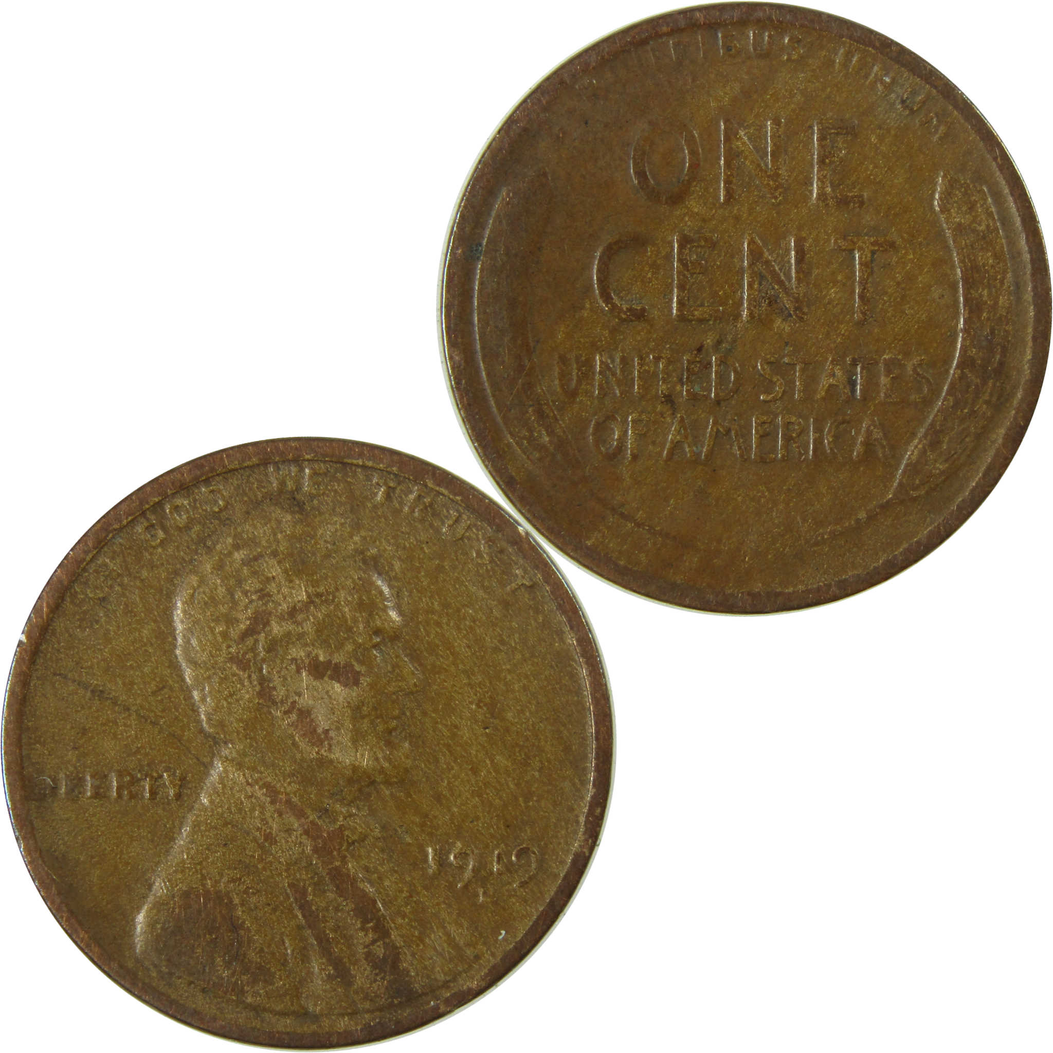 1919 D Lincoln Wheat Cent VG Very Good Penny 1c Coin SKU:I27183
