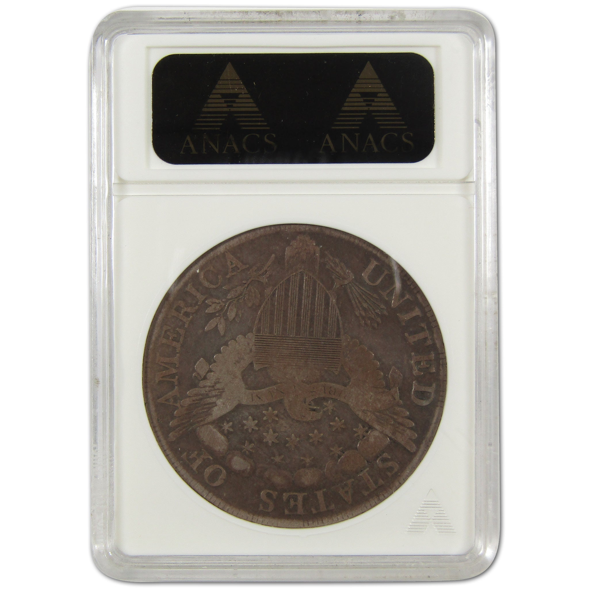 1803 Small 3 B-5 Draped Bust Dollar F 12 ANACS Silver $1 SKU:I10498
