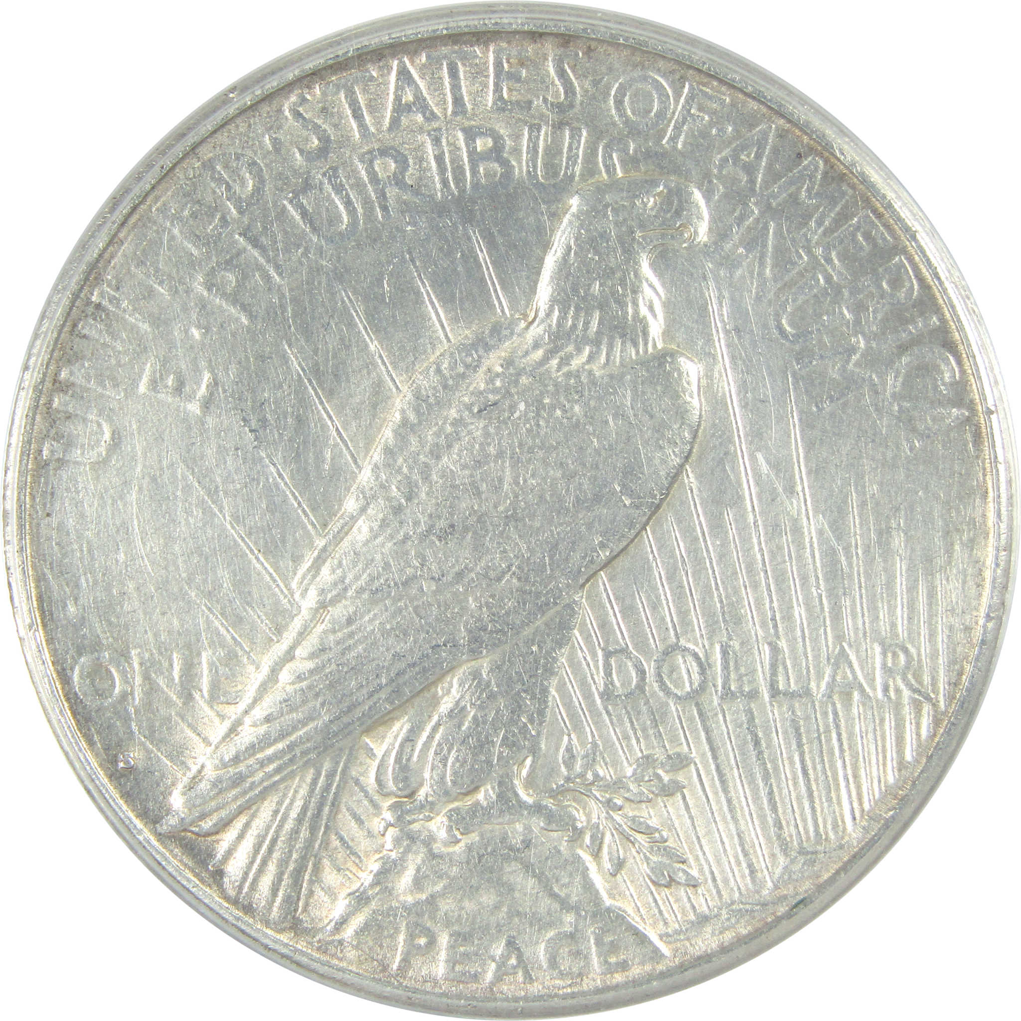 1934 S Peace Dollar AU 50 Details ANACS Silver $1 Coin SKU:I16251