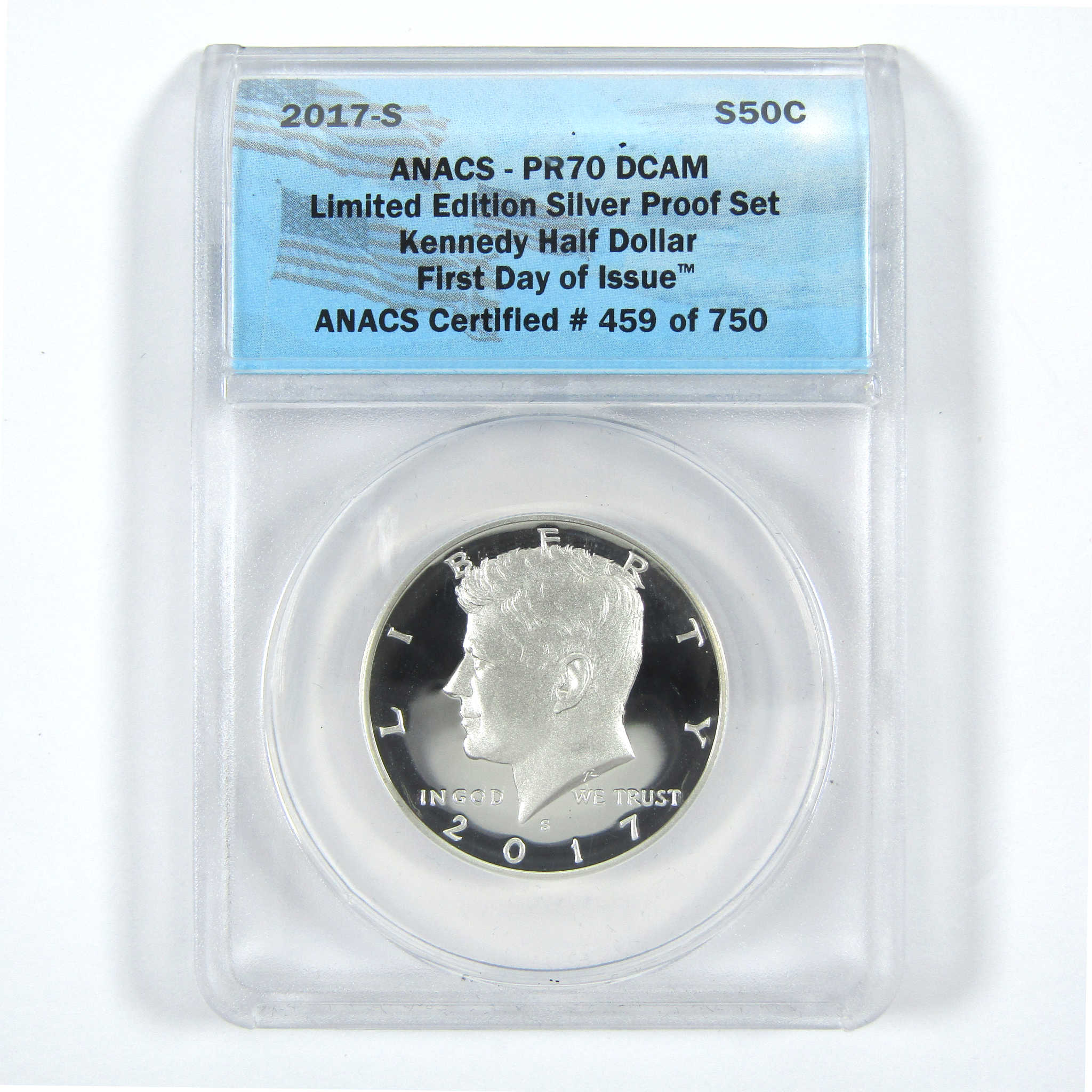 2017 S Kennedy Half Set ANACS Silver Copper-Nickel 50c SKU:CPC7484