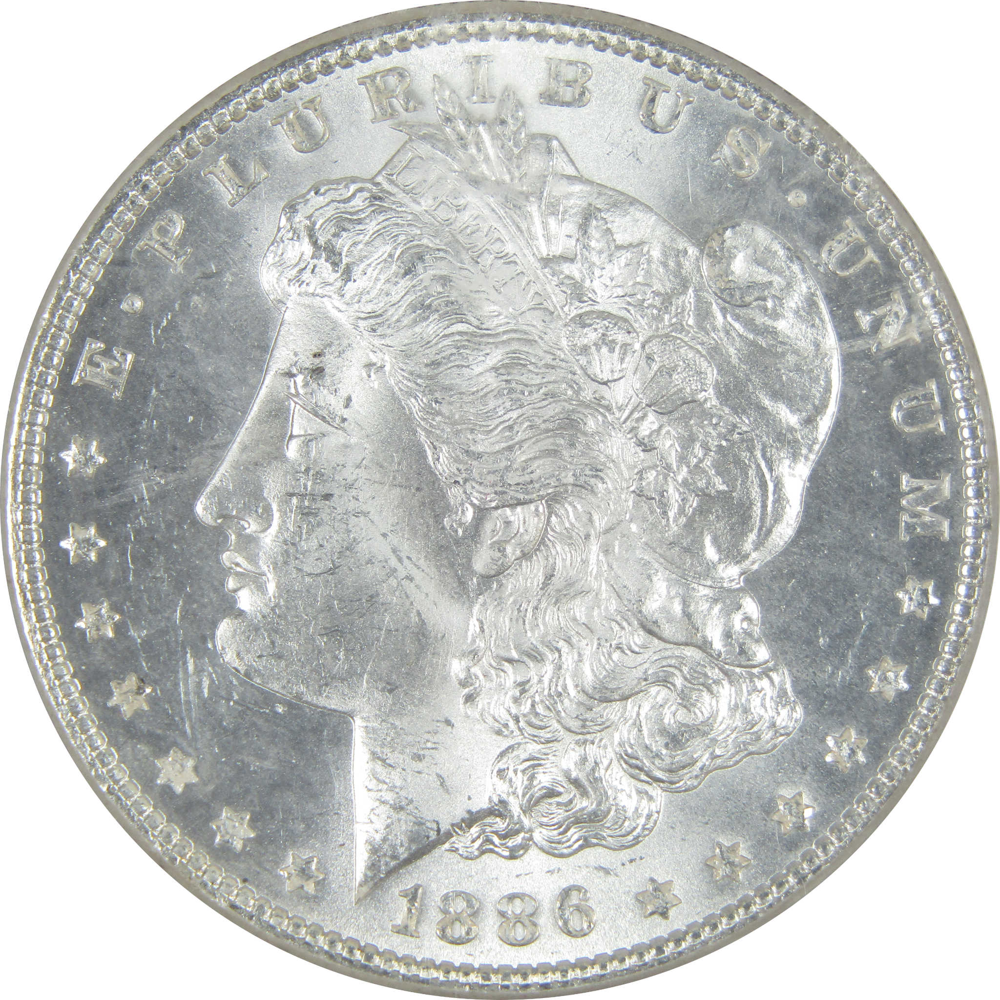 1886 Morgan Dollar MS 64 NGC Silver $1 Uncirculated Coin SKU:I15639 - Morgan coin - Morgan silver dollar - Morgan silver dollar for sale - Profile Coins &amp; Collectibles