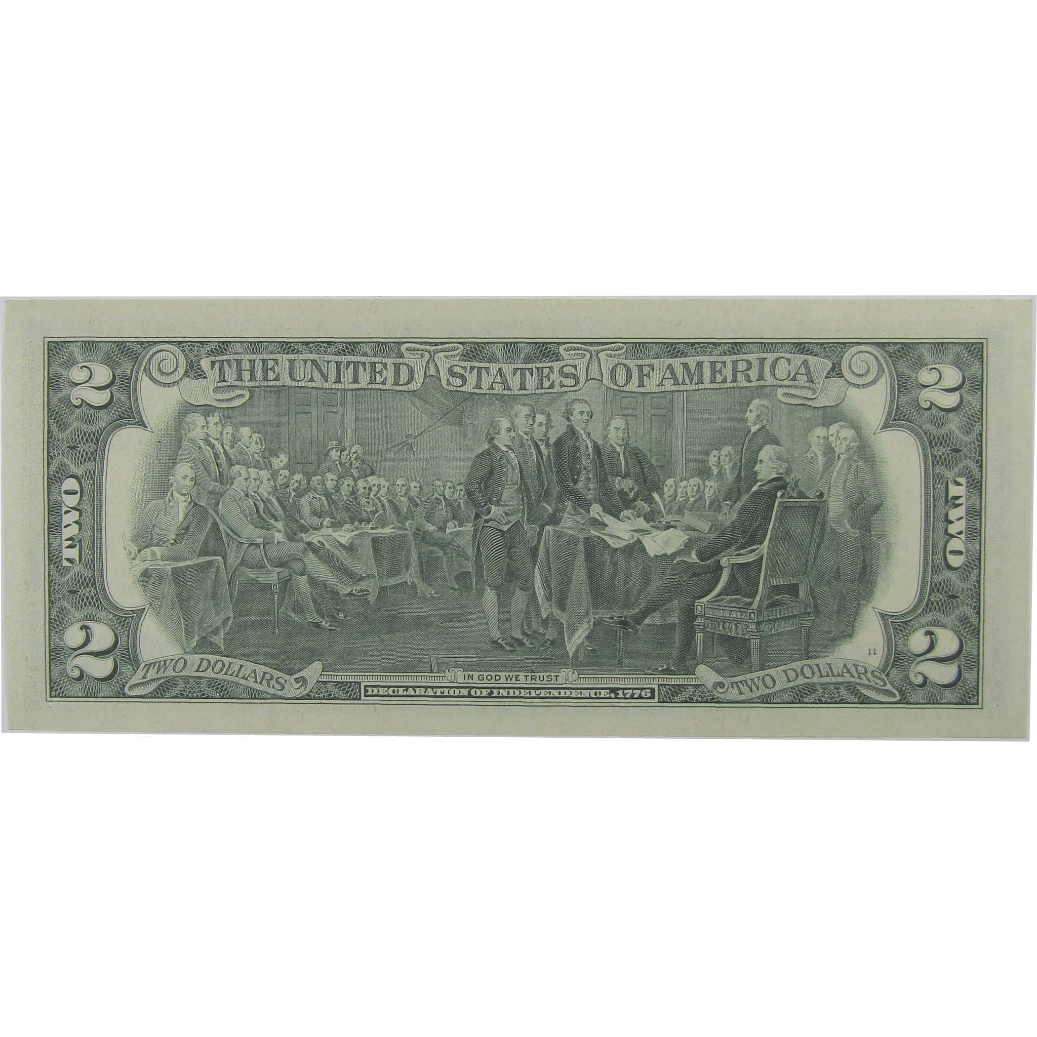 1976 $2 Federal Reserve Repeater Note CCU Choice Crisp Uncirculated