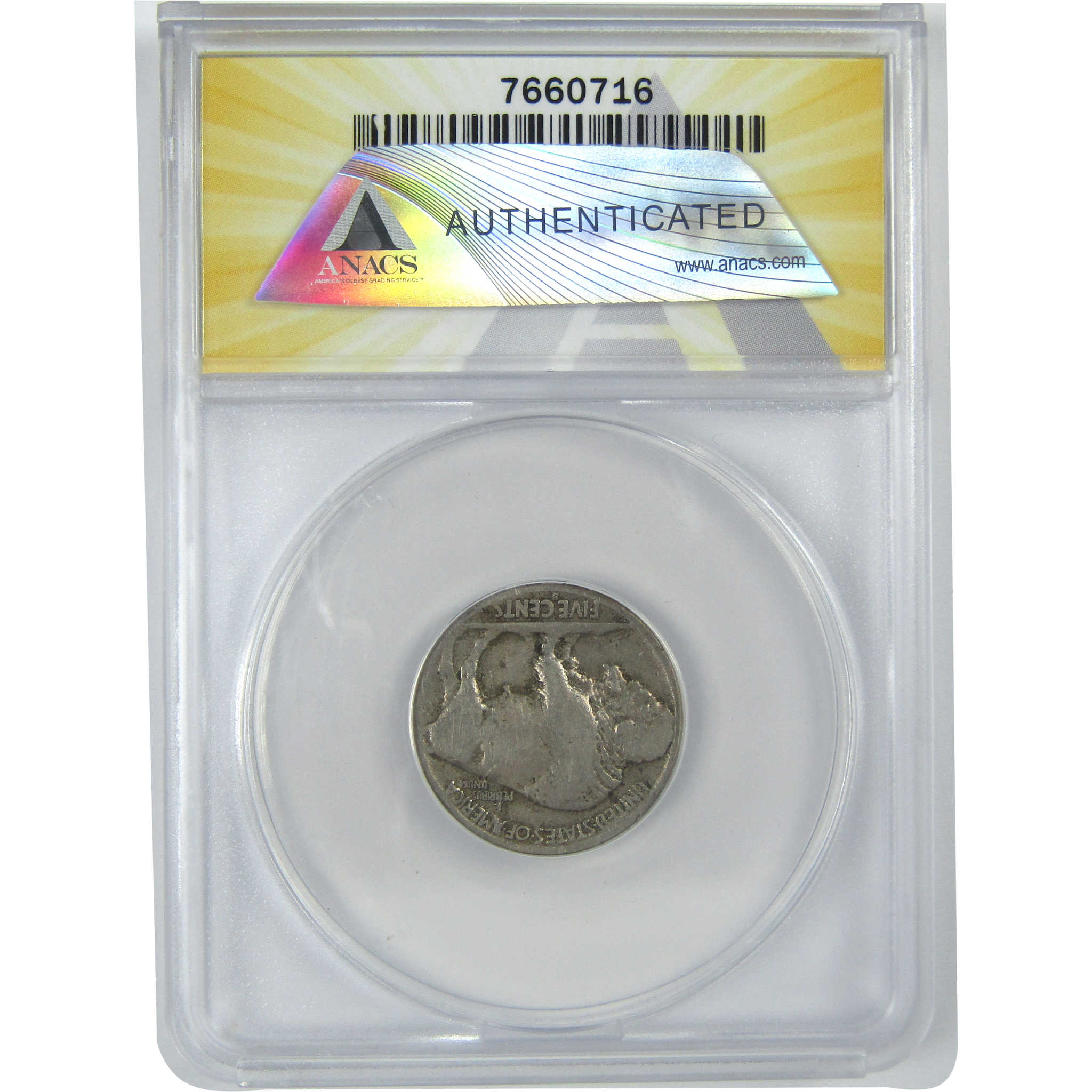 1913 S Type 2 Indian Head Buffalo Nickel VG 8 Details ANACS SKU:I16105