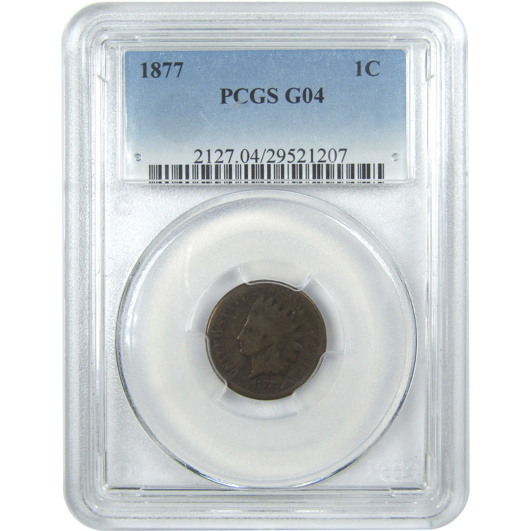 1877 Indian Head Cent G 4 PCGS Penny 1c Coin SKU:I16038