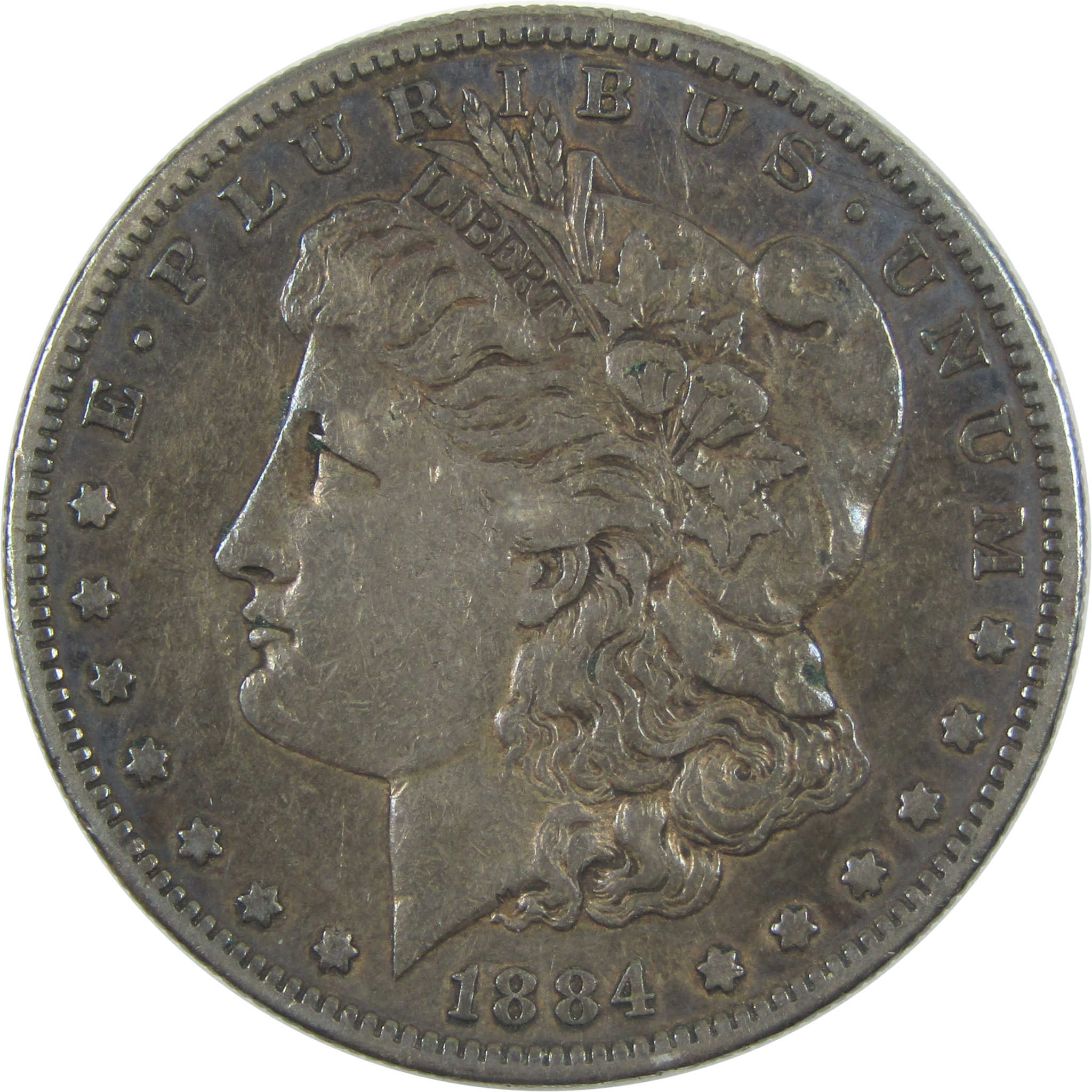 1884 S Morgan Dollar VF Very Fine Silver $1 Coin SKU:I15487 - Morgan coin - Morgan silver dollar - Morgan silver dollar for sale - Profile Coins &amp; Collectibles