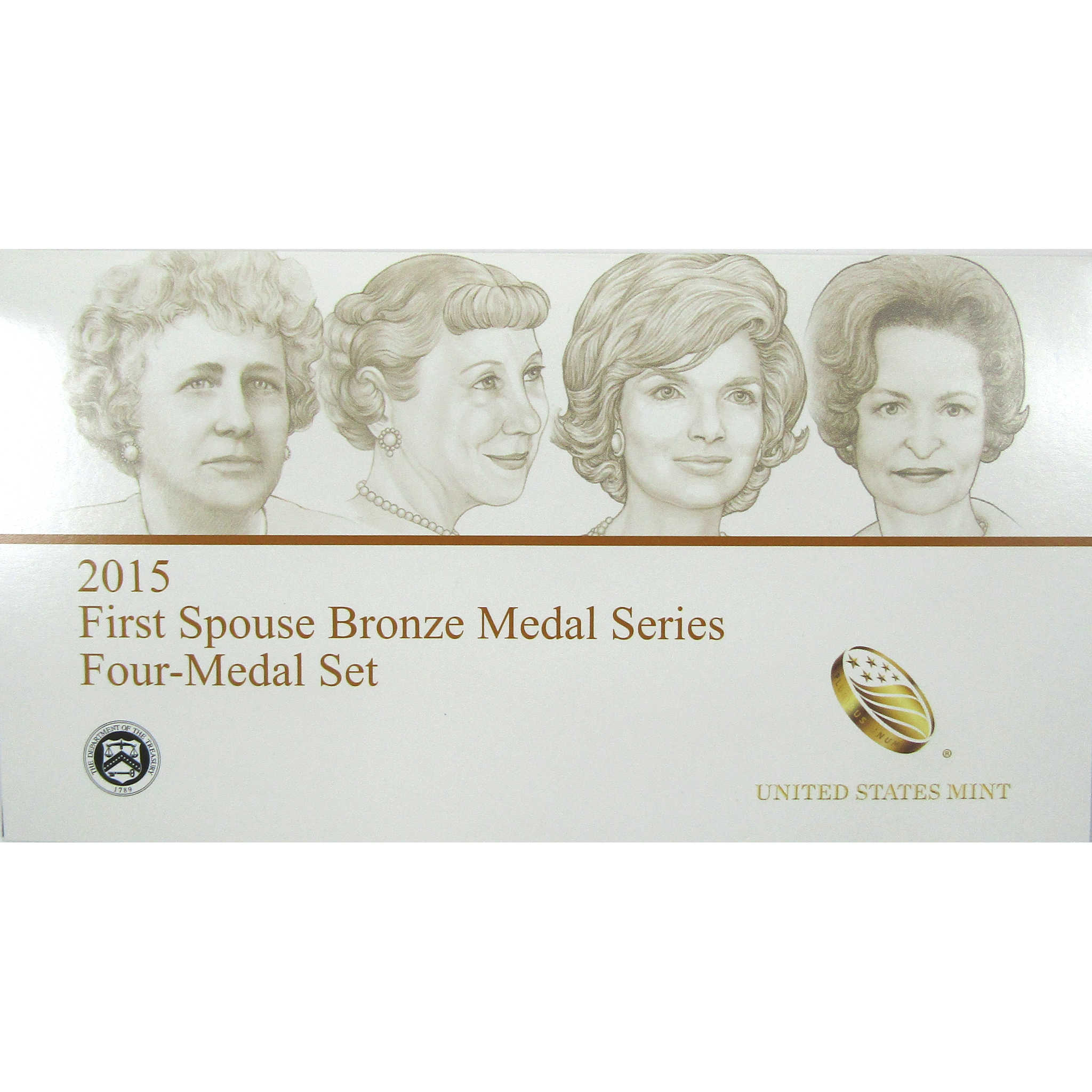 2015 First Spouse Bronze Medal Series 4 Piece Set SKU:CPC8985