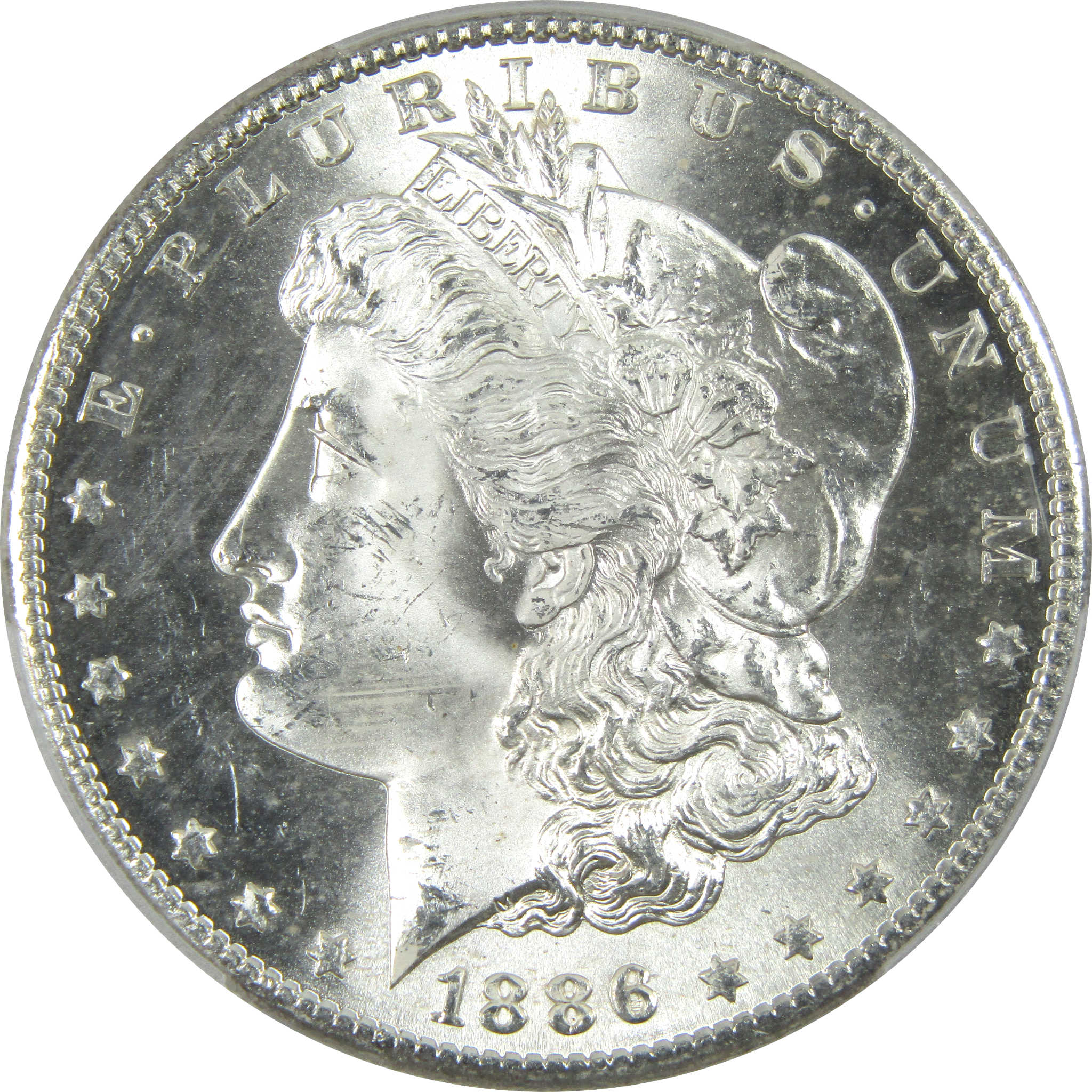 1886 S Morgan Dollar MS 64 PCGS Silver $1 Uncirculated Coin SKU:I14848 - Morgan coin - Morgan silver dollar - Morgan silver dollar for sale - Profile Coins &amp; Collectibles