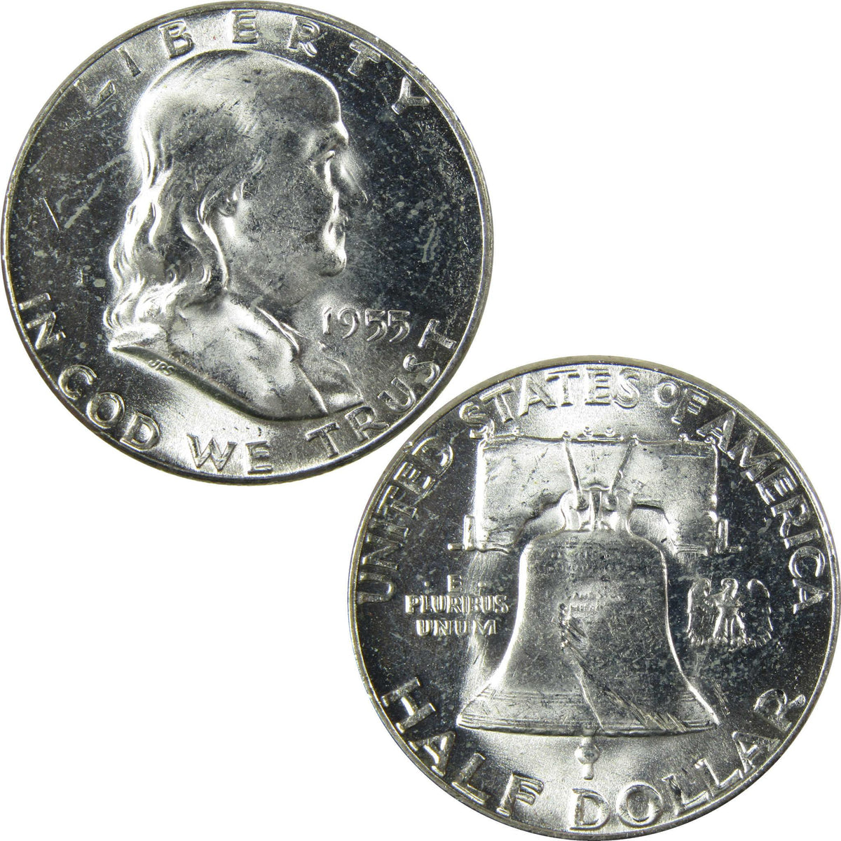 1955 Bugs Bunny Franklin Silver 50c Uncirculated Mint State SKU:I27855