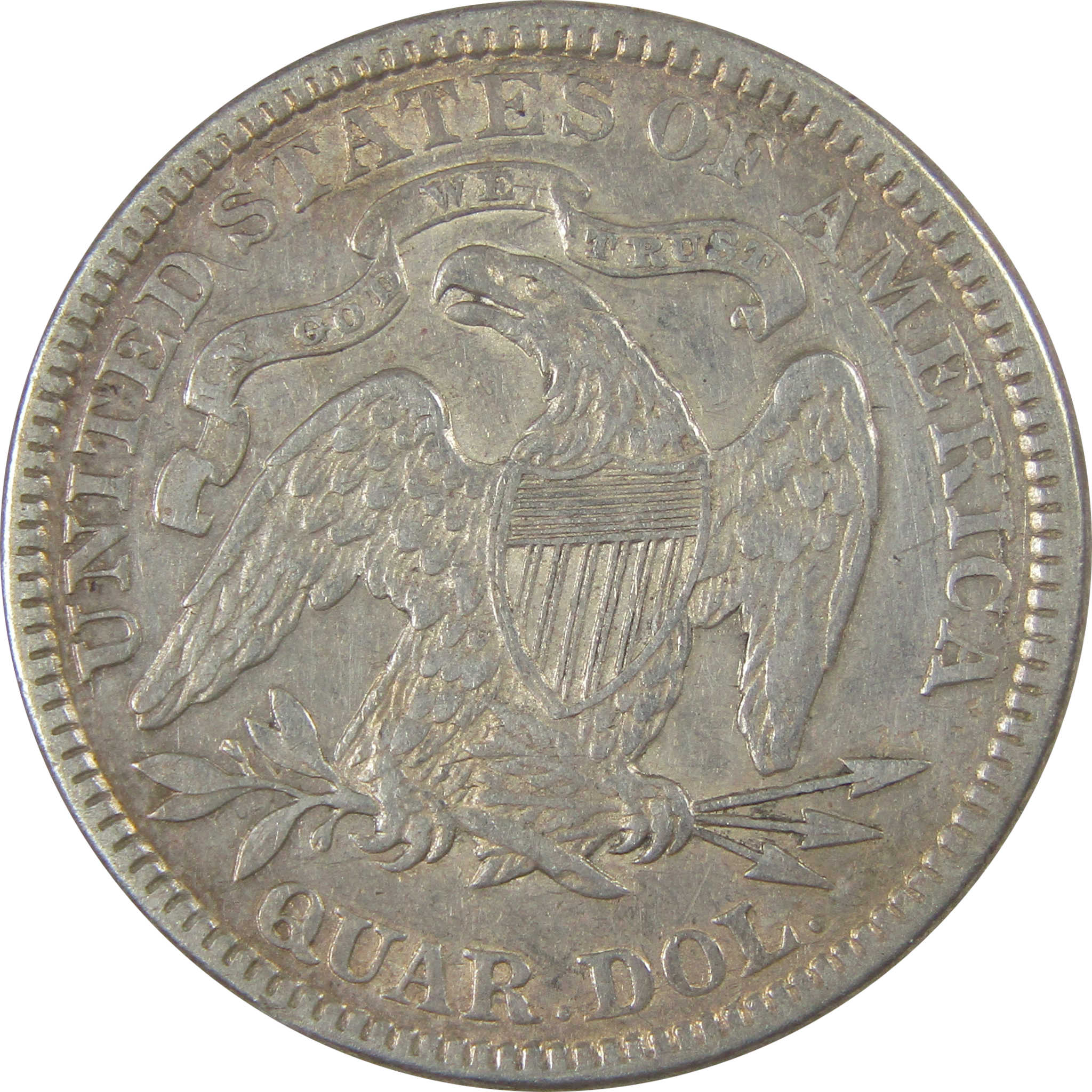 1876 Seated Liberty Quarter XF EF Extremely Fine Silver SKU:CP38