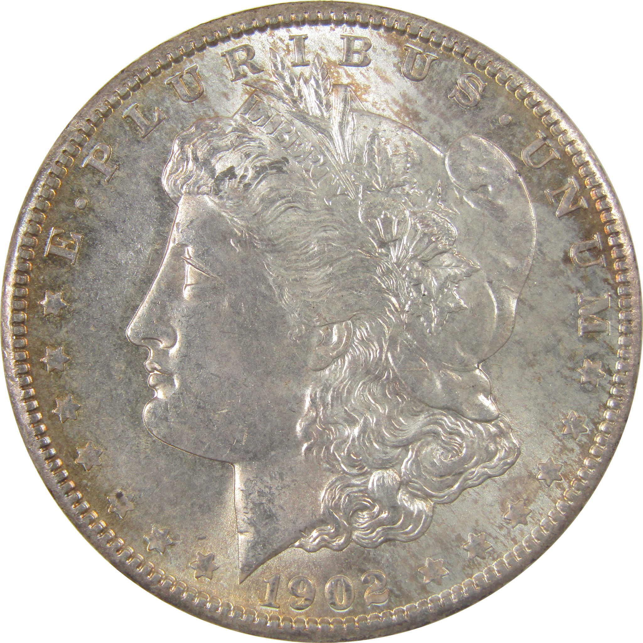 1902 O Morgan Silver Dollar Uncirculated Mint State Toned SKU:I23521