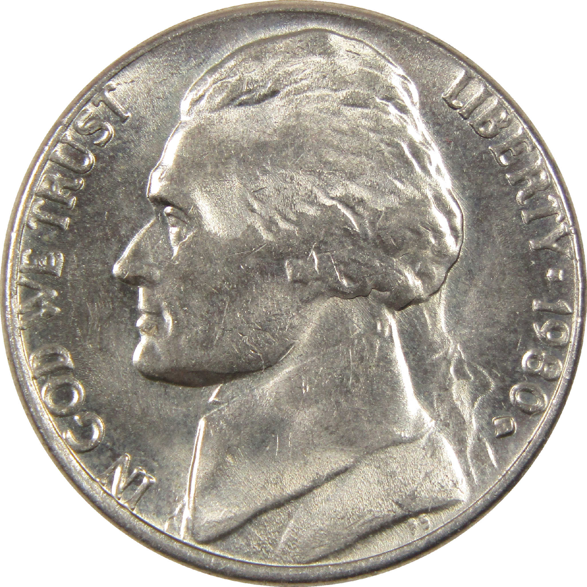 1980 D Jefferson Nickel BU Uncirculated 5c Coin