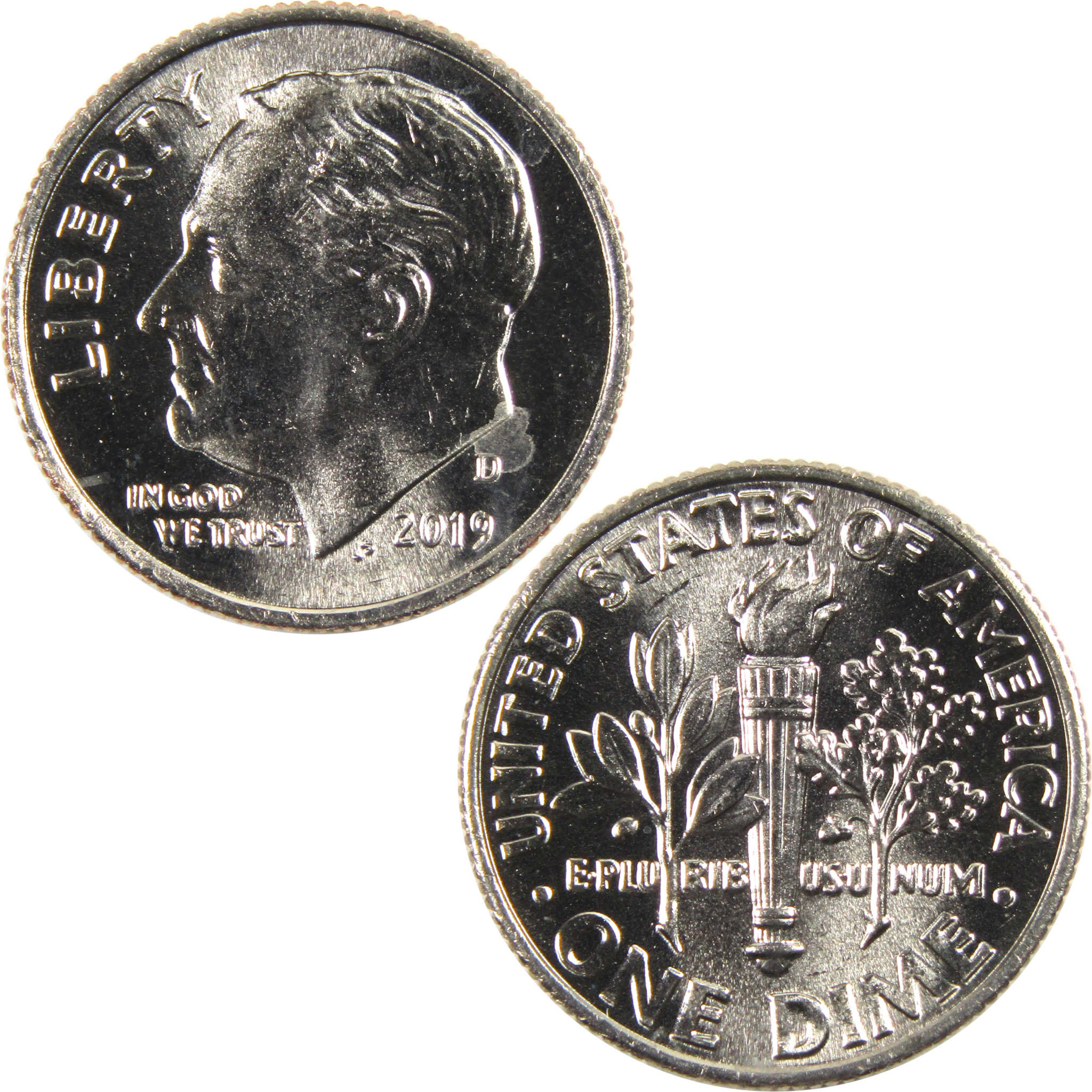 2019 D Roosevelt Dime BU Uncirculated Clad 10c Coin