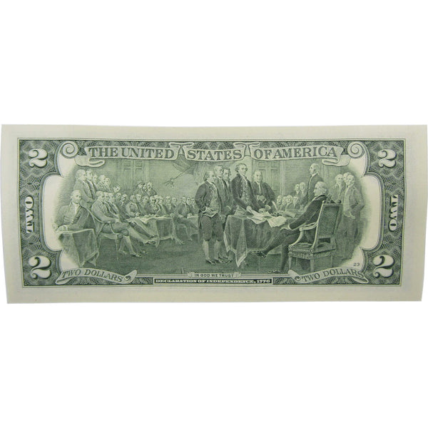 Spooktacular Halloween Colorized $2 Small Size Federal Reserve Note