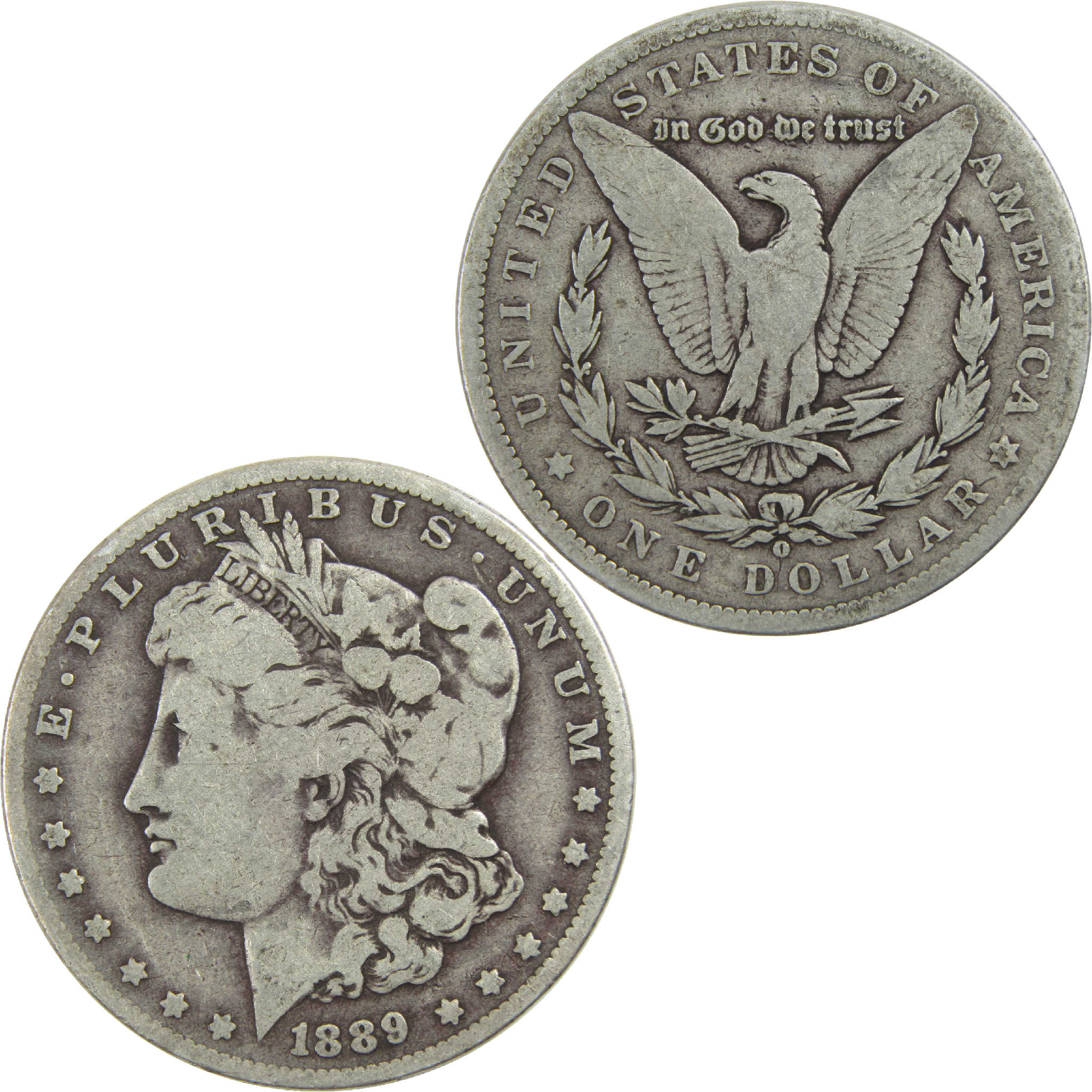 1889 O VAM-2 Oval O Morgan Dollar VG Very Good Silver $1 SKU:I13599 - Morgan coin - Morgan silver dollar - Morgan silver dollar for sale - Profile Coins &amp; Collectibles