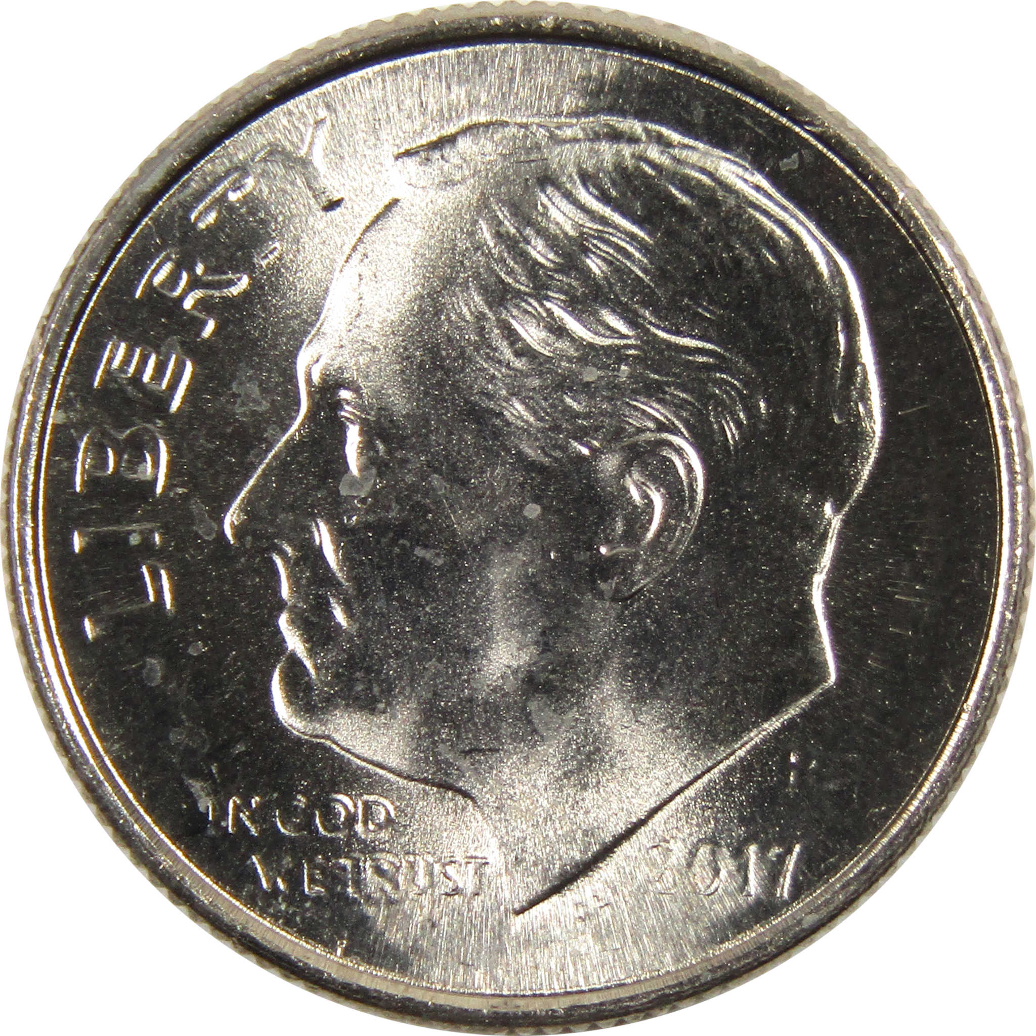 2017 P Roosevelt Dime BU Uncirculated Clad 10c Coin