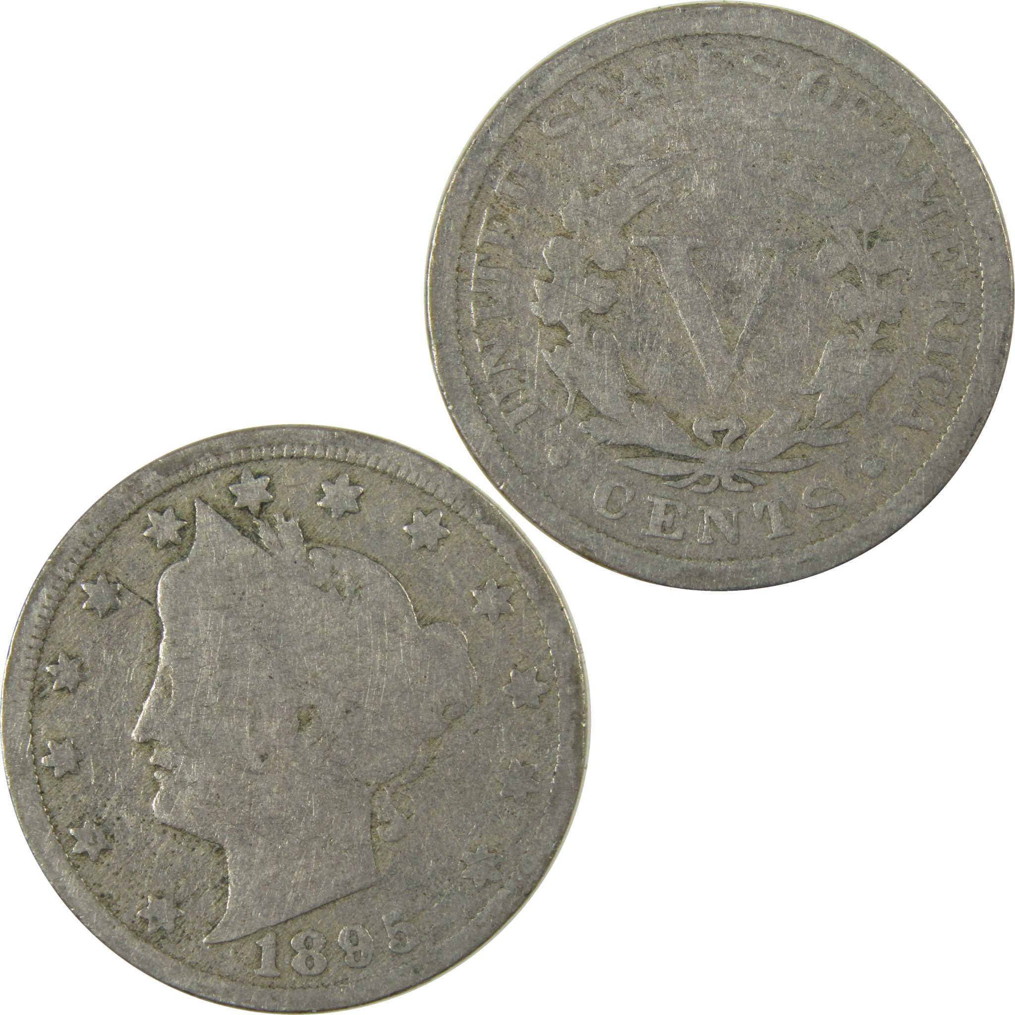 1895 Liberty Head V Nickel G Good 5c Coin SKU:I27209
