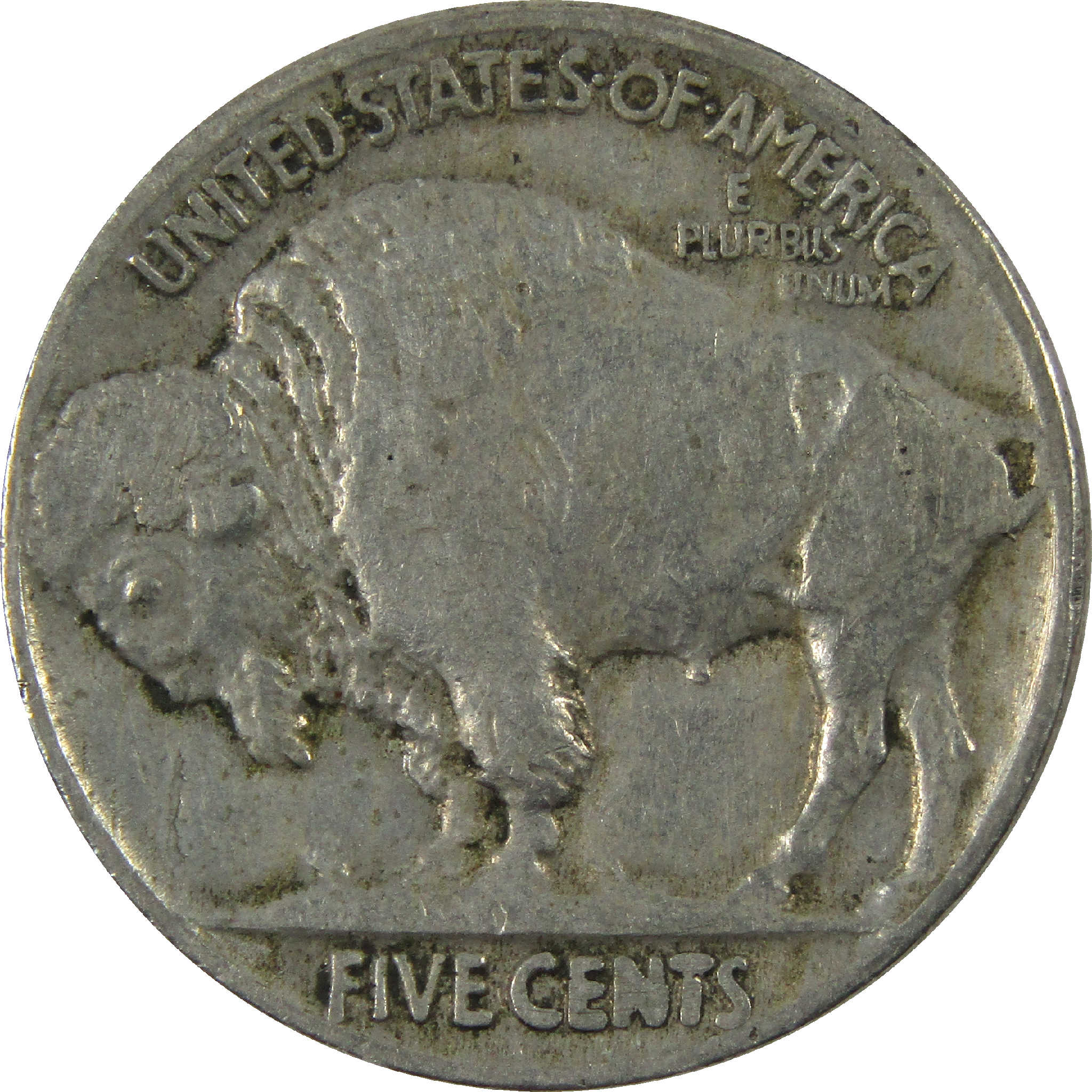 1919 Indian Head Buffalo Nickel AG About Good 5c Coin SKU:I11852