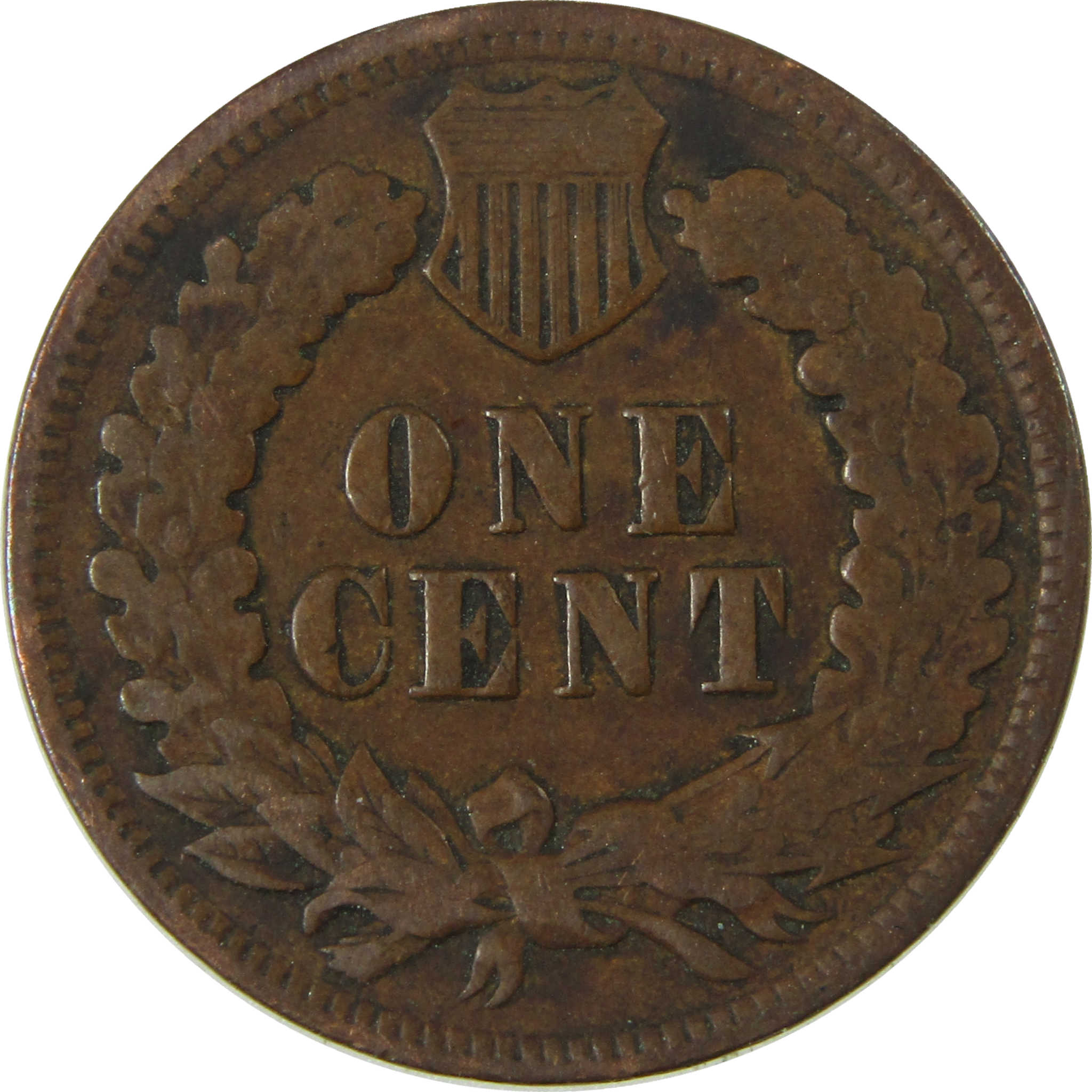 1900 Indian Head Cent F Fine Penny 1c Coin SKU:I26990
