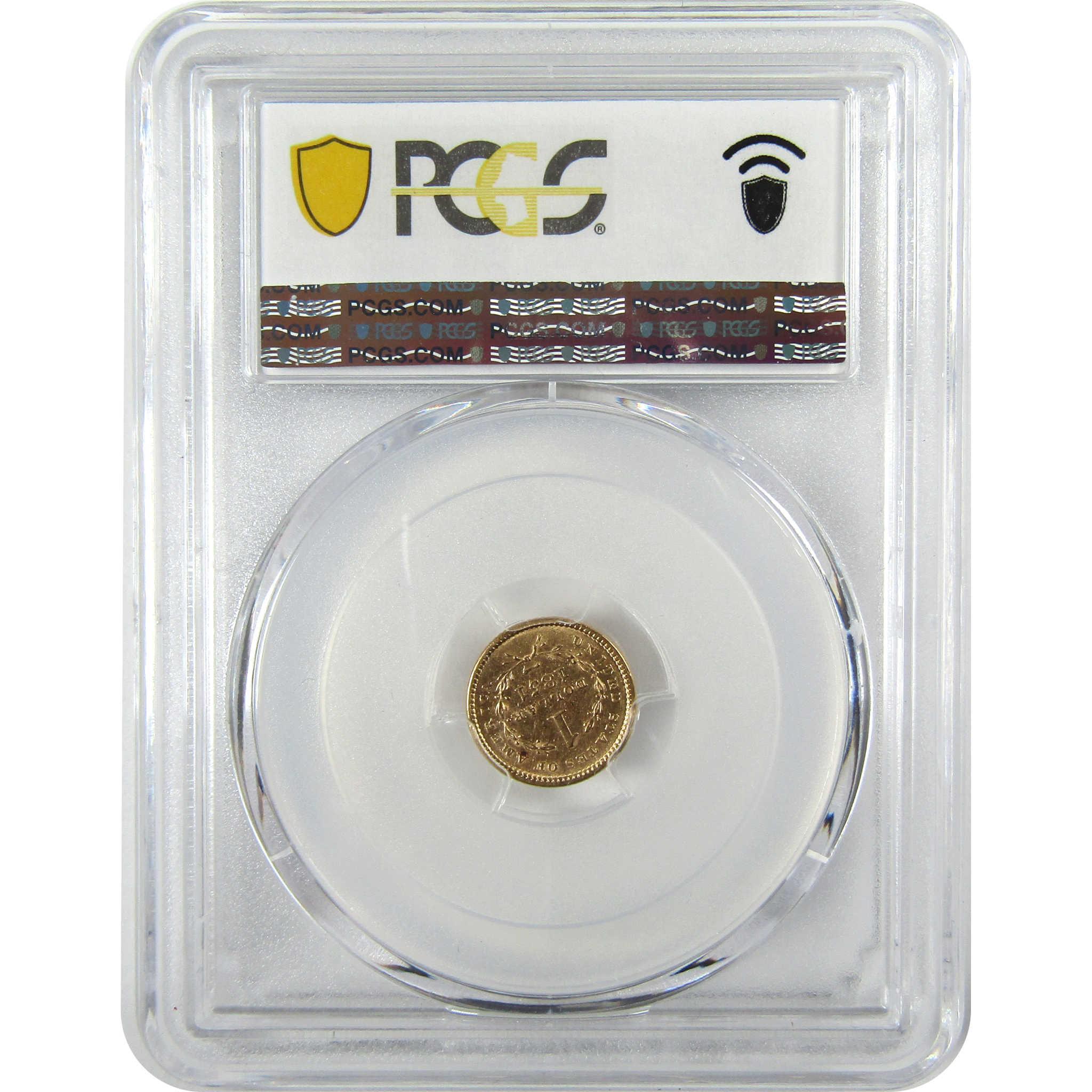 1851 Liberty Head Gold Dollar AU 55 PCGS $1 Coin Collectible SKU:CP200
