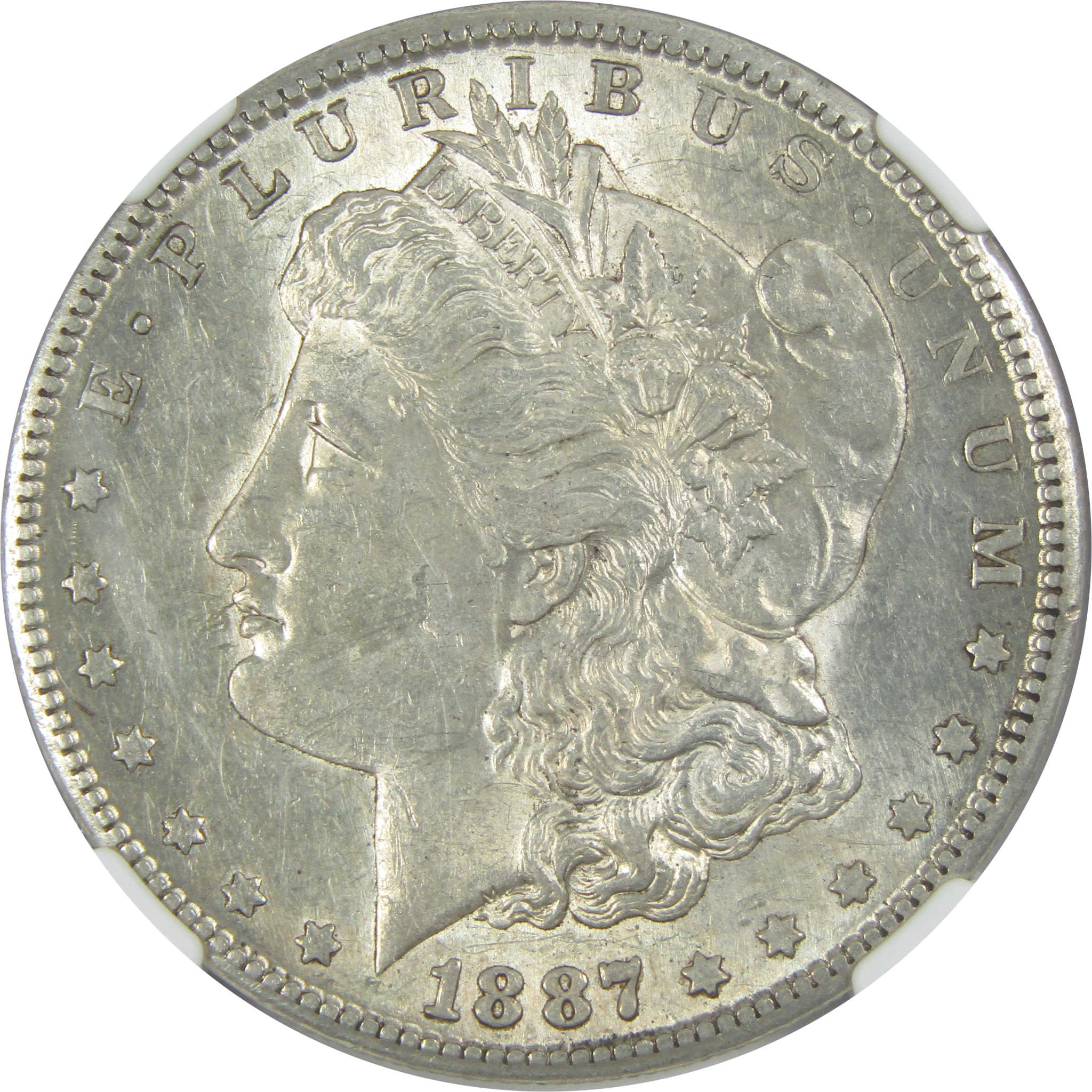 1887 S Morgan Dollar AU 55 NGC Silver $1 Coin SKU:I15675 - Morgan coin - Morgan silver dollar - Morgan silver dollar for sale - Profile Coins &amp; Collectibles