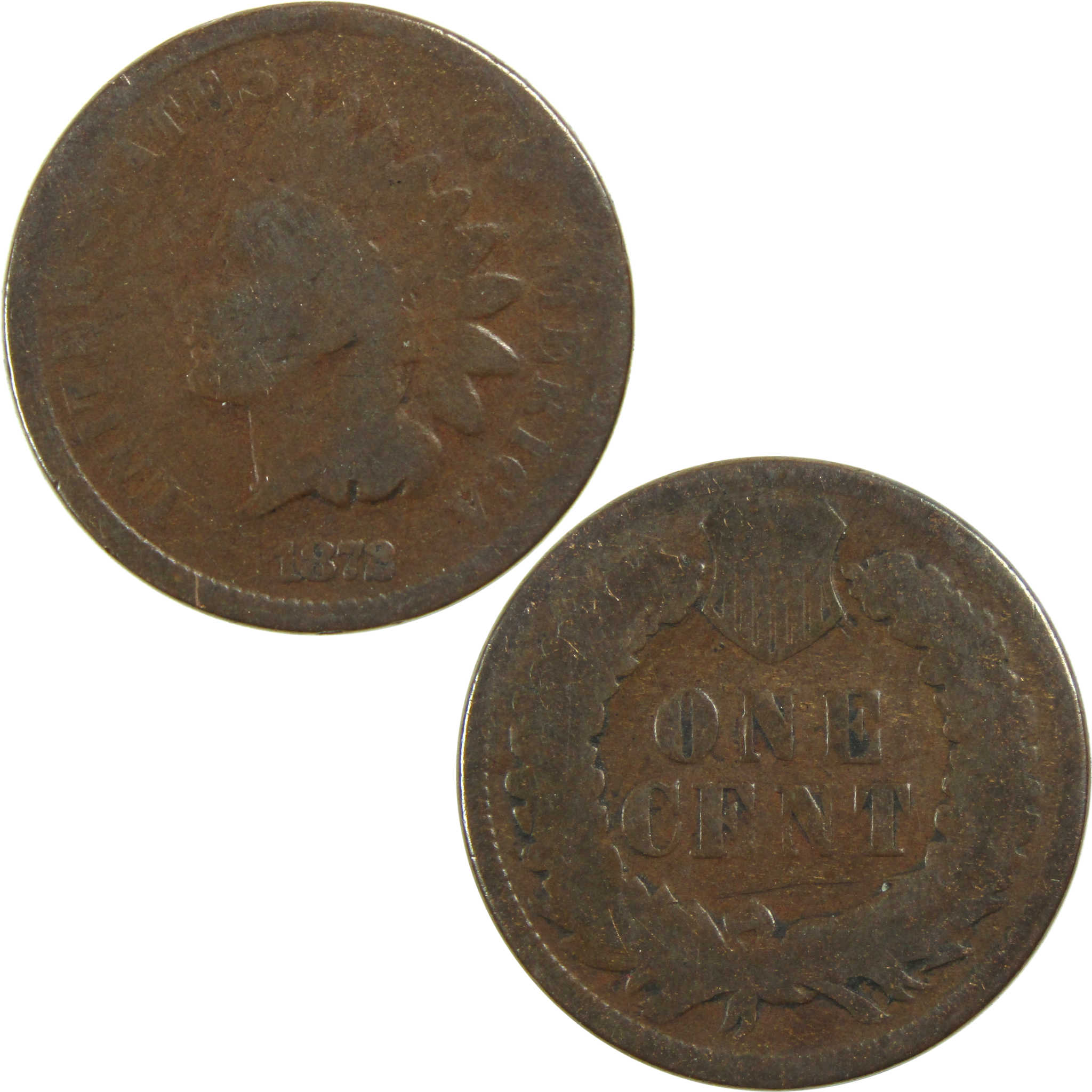 1872 Indian Head Cent G Good Penny 1c Coin SKU:I13258