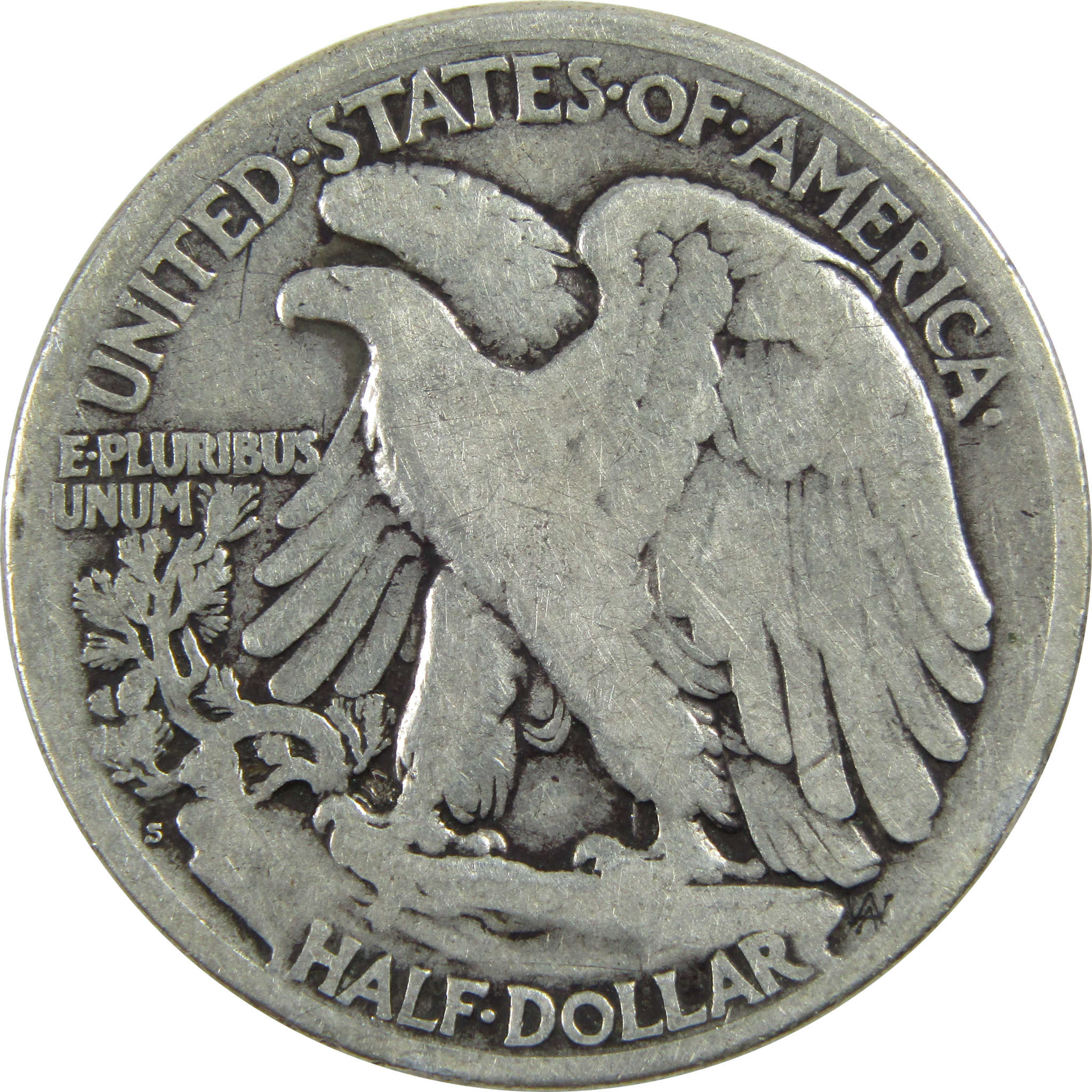 1919 S Liberty Walking Half Dollar VG Very Good Silver 50c SKU:I13420