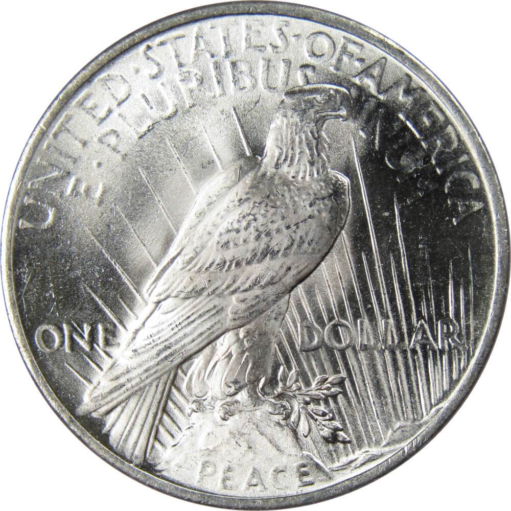 1923 Peace Silver Dollar Uncirculated Mint State $1 Coin Collectible