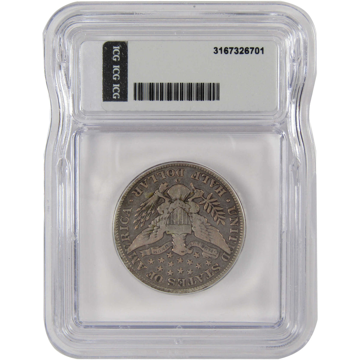 1907 O Barber Silver Half Dollar VG 10 ICG 50c Coin SKU:I29169