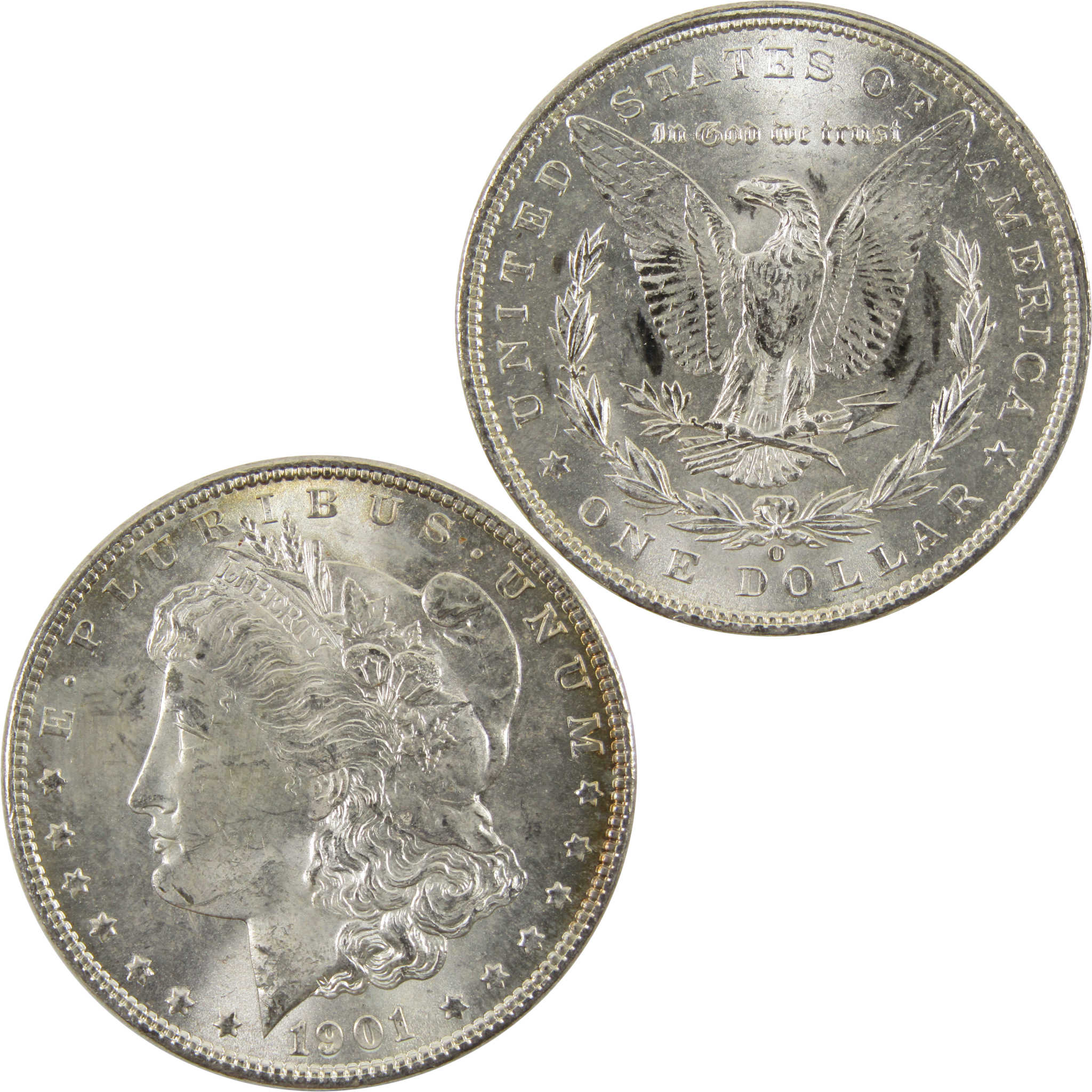 1901 O Morgan Dollar BU Uncirculated 90% Silver $1 Coin SKU:I10476 - Morgan coin - Morgan silver dollar - Morgan silver dollar for sale - Profile Coins &amp; Collectibles