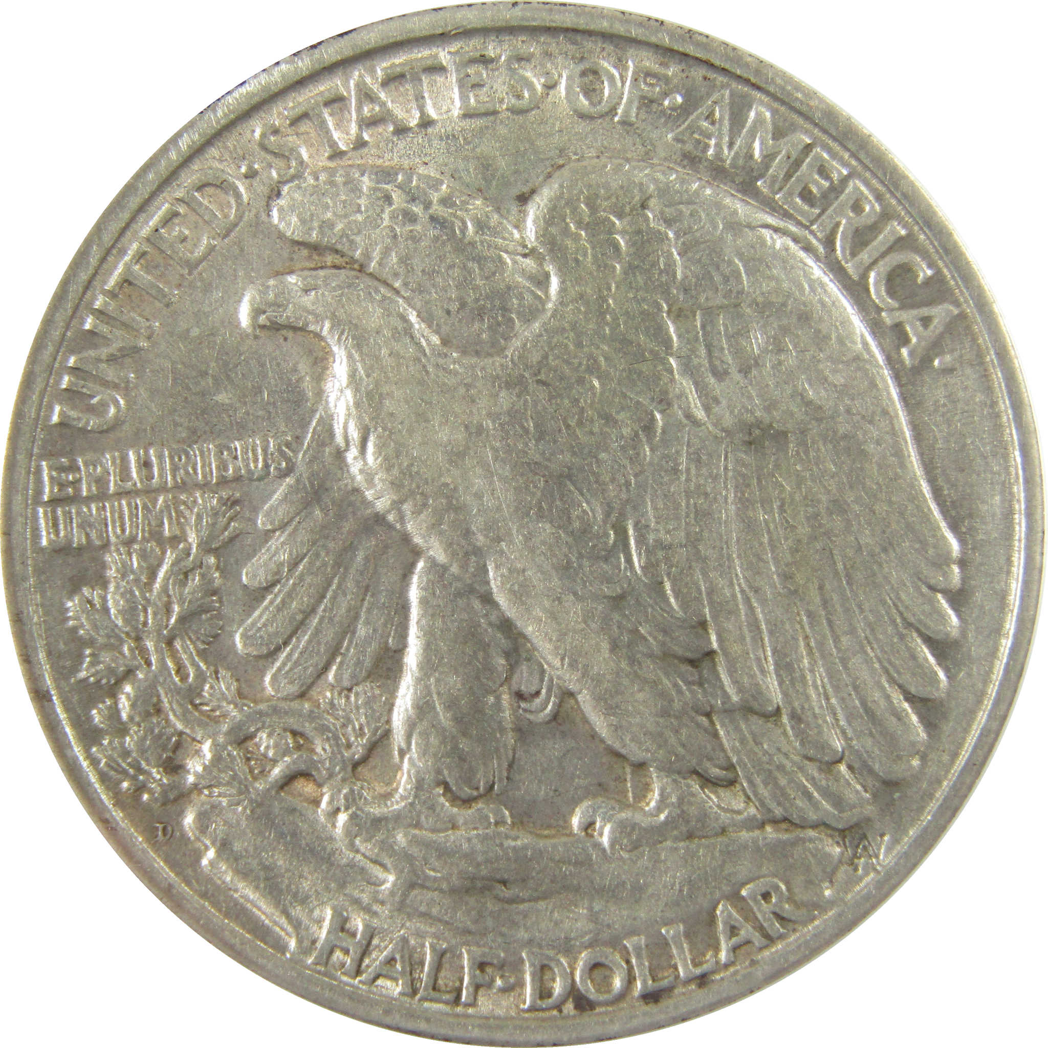 1929 D Liberty Walking Silver Half Dollar EF 45 ANACS SKU:I28016