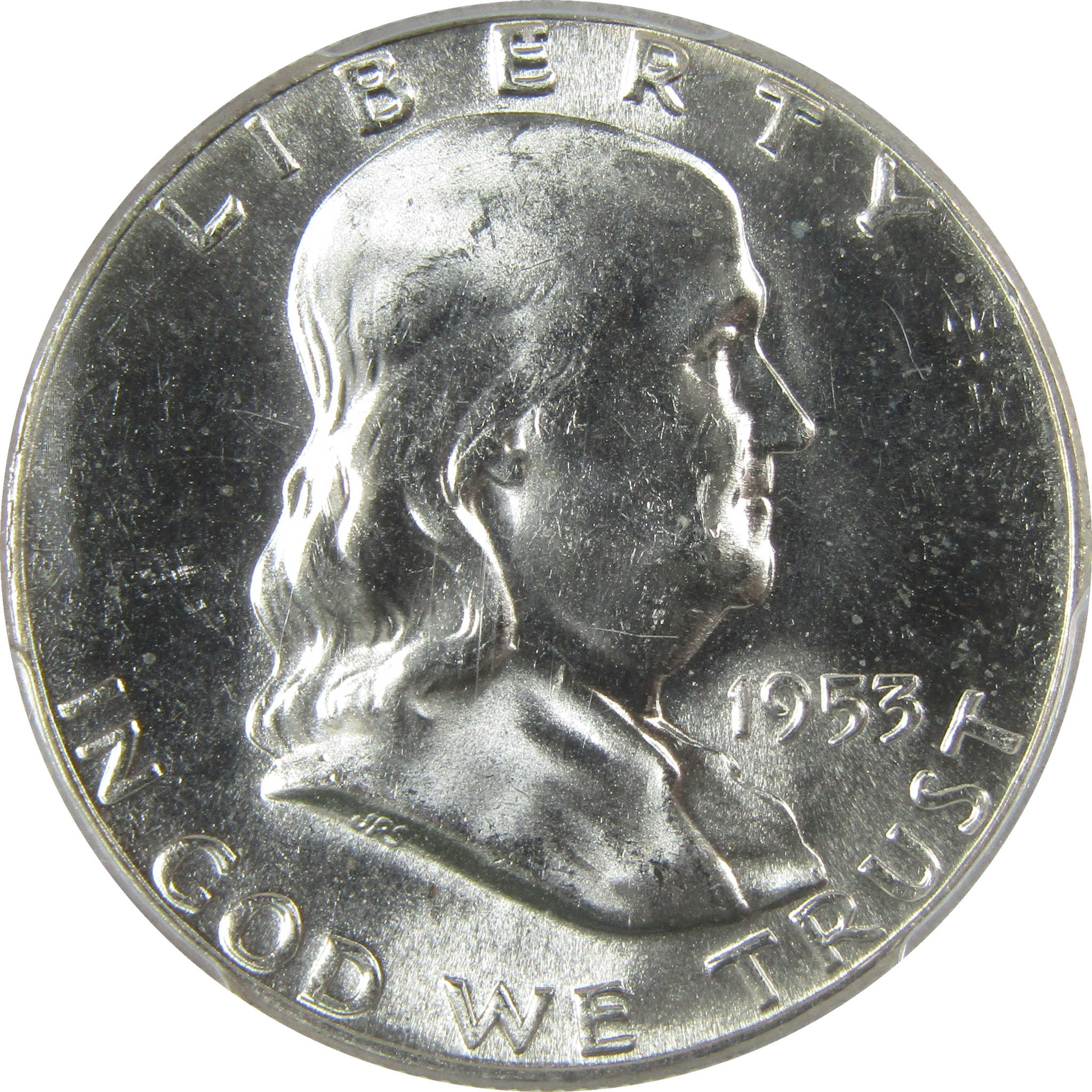 1953 Franklin Silver 50c MS 64 FBL PCGS Uncirculated SKU:CP1555