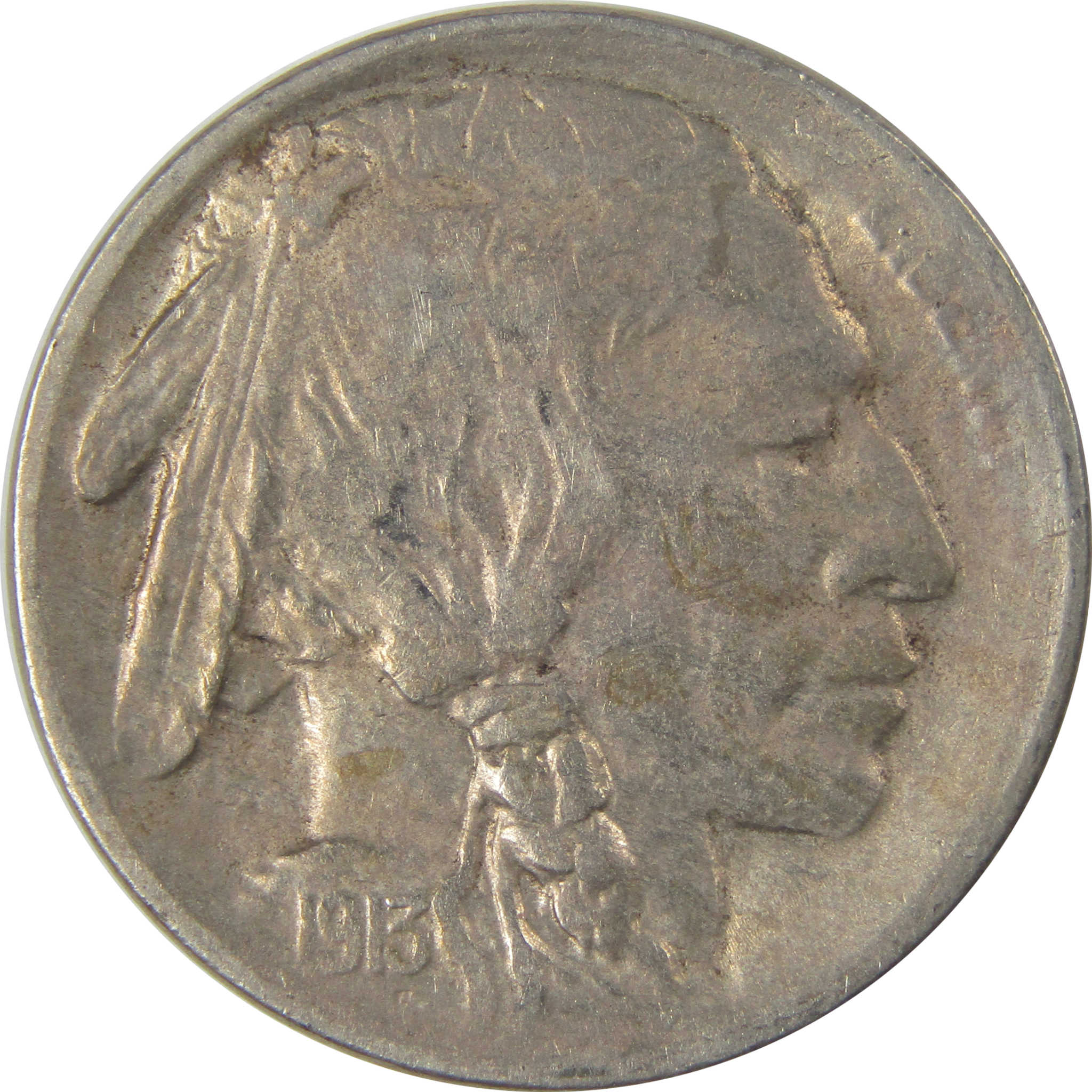 1913 S Type 1 Indian Head Buffalo Nickel VF Very Fine SKU:I22841