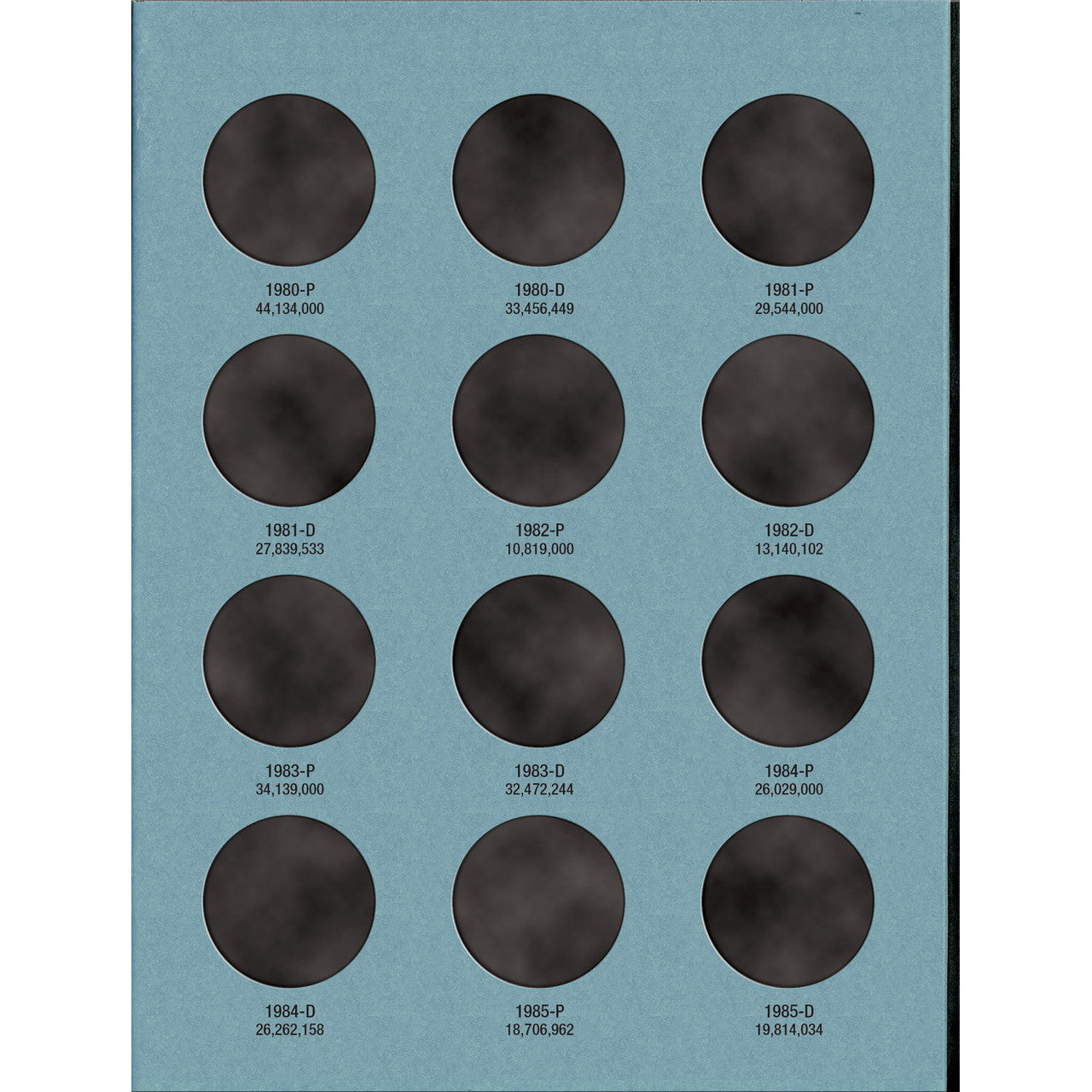 Whitman Kennedy Half Dollar Coin Folder Collection #1 1964-1985