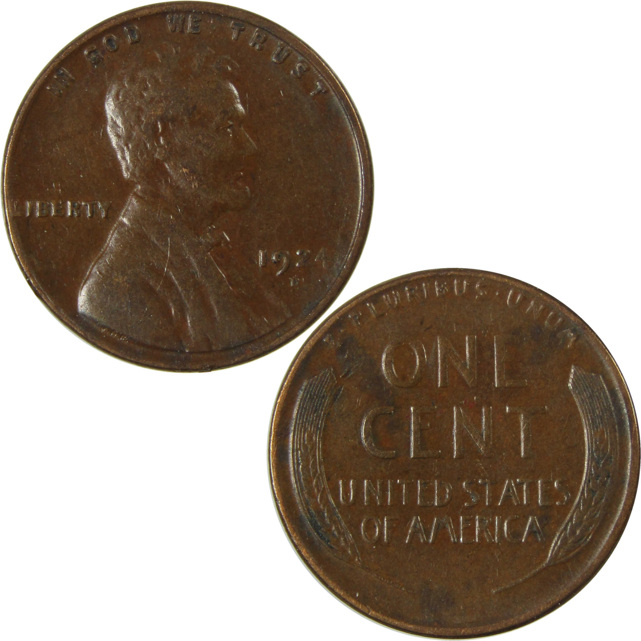 1924 D Lincoln Wheat Cent VF Very Fine Penny 1c Coin SKU:I27654