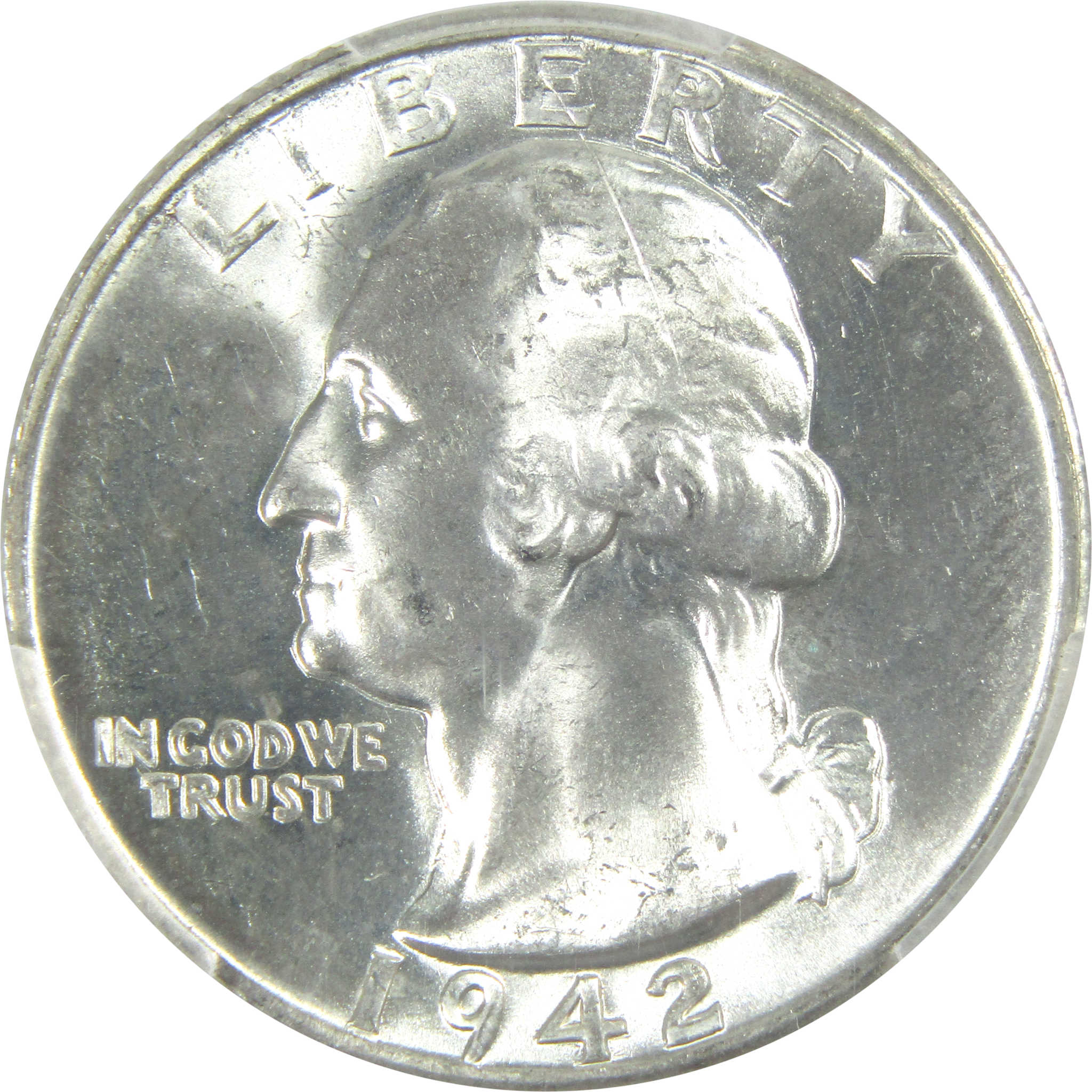 1942 S Washington Quarter MS 65 PCGS Silver 25c Uncirculated Coin