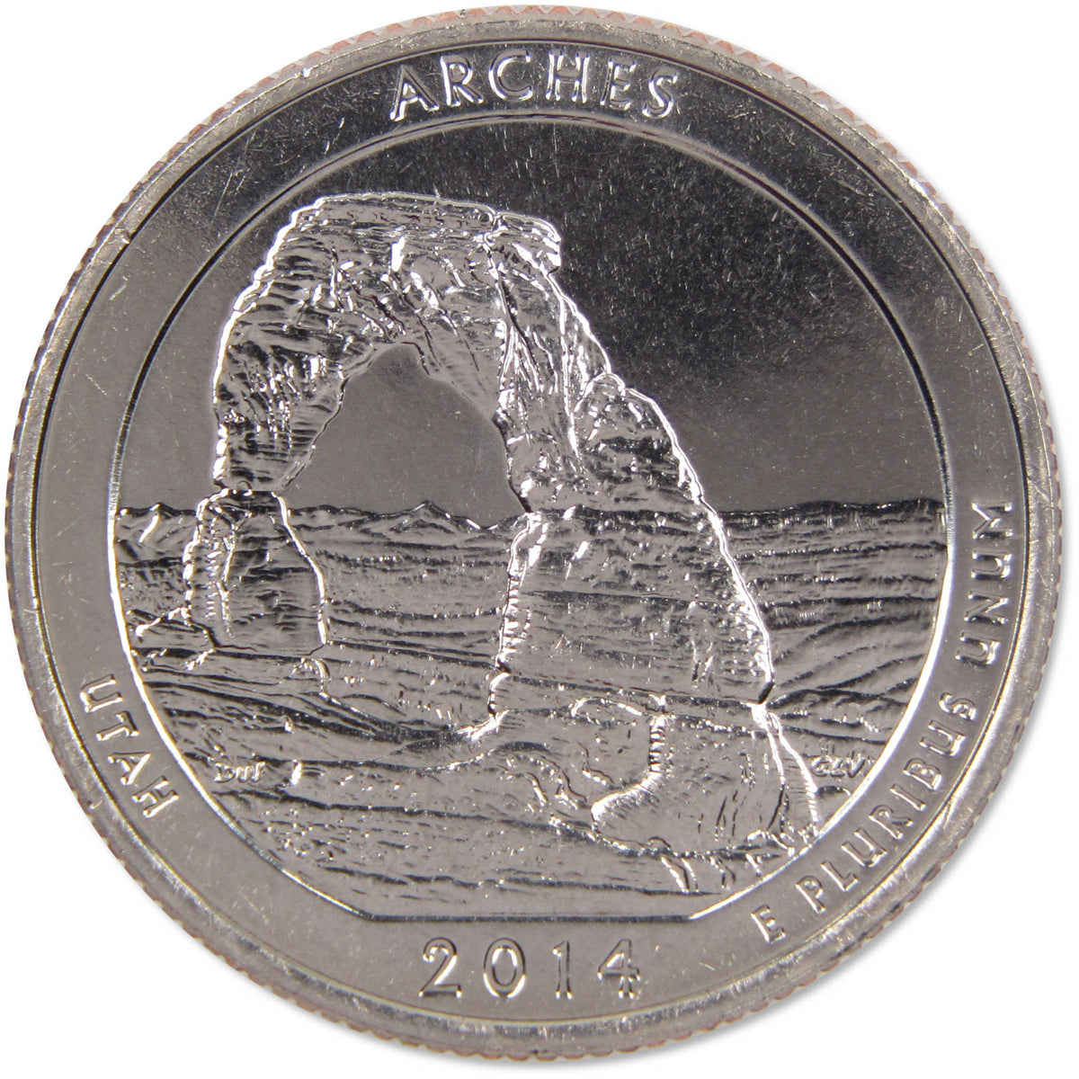 2014 S Quarter 5 Coin Set Clad Uncirculated Mint State 25c Collectible