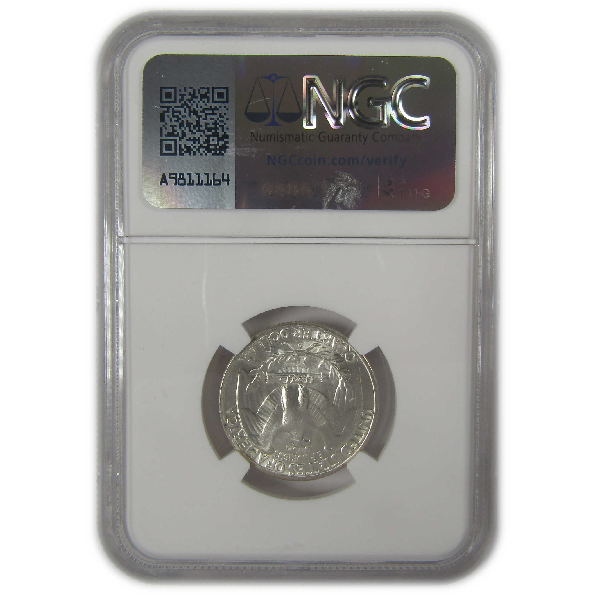 1940 D Washington Quarter MS 64 NGC Original Bag Fragment SKU:I22601