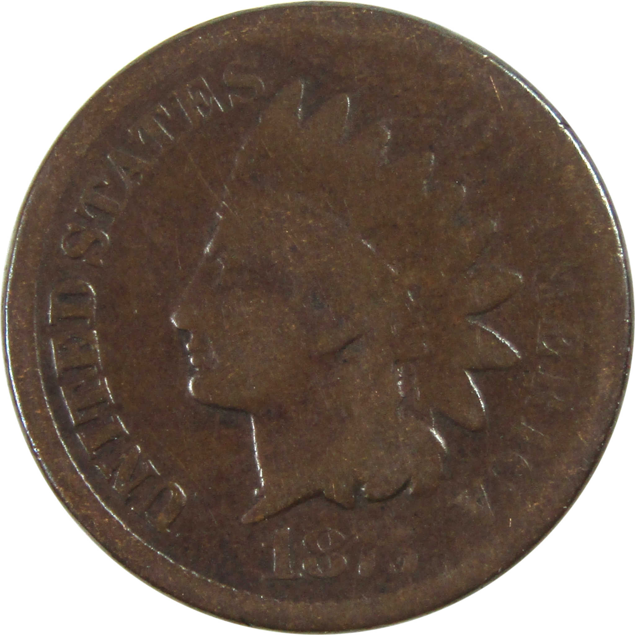 1875 Indian Head Cent G Good Penny 1c Coin SKU:I13317