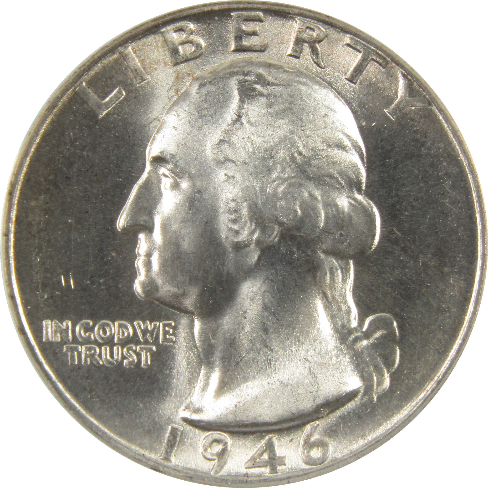 1946 Washington Quarter MS 65 ANACS 90% Silver 25c Unc SKU:CPC5401