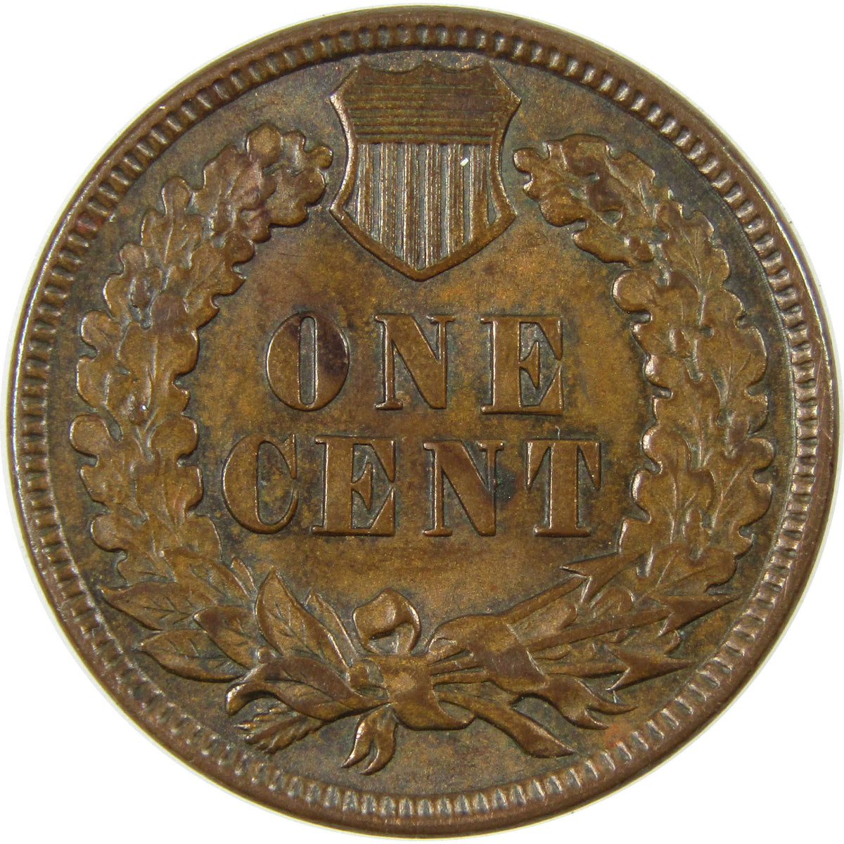 1889 Indian Head Cent CH AU Choice About Uncirculated Penny 1c Coin