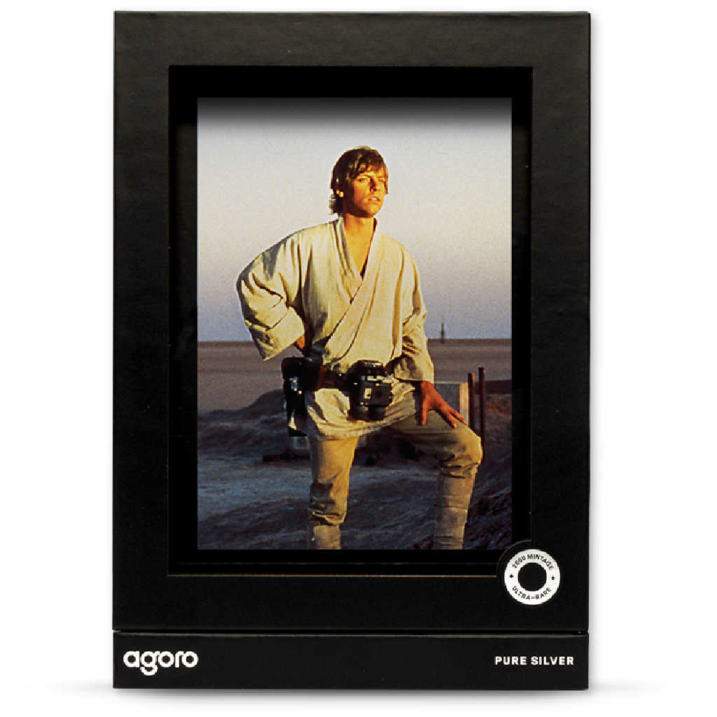 2026 Niue Star Wars Sketch Art Luke Skywalker Silver Foil SKU:OPC261