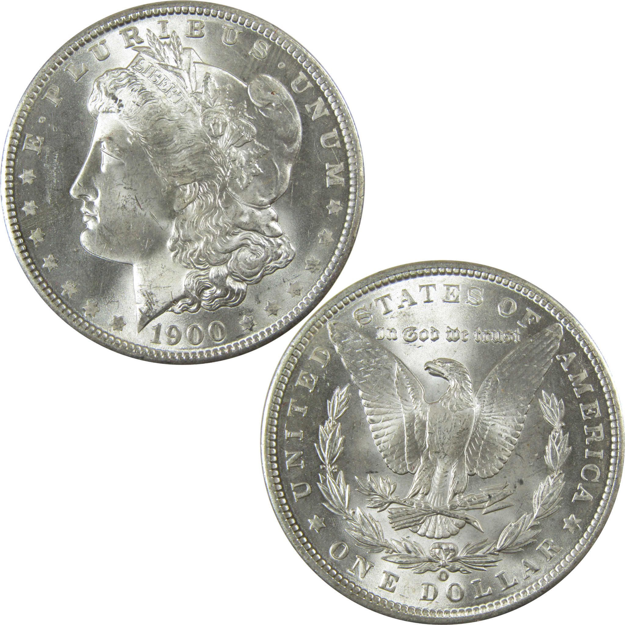 1900 O Morgan Silver Dollar Uncirculated Mint State $1 Coin SKU:I27803