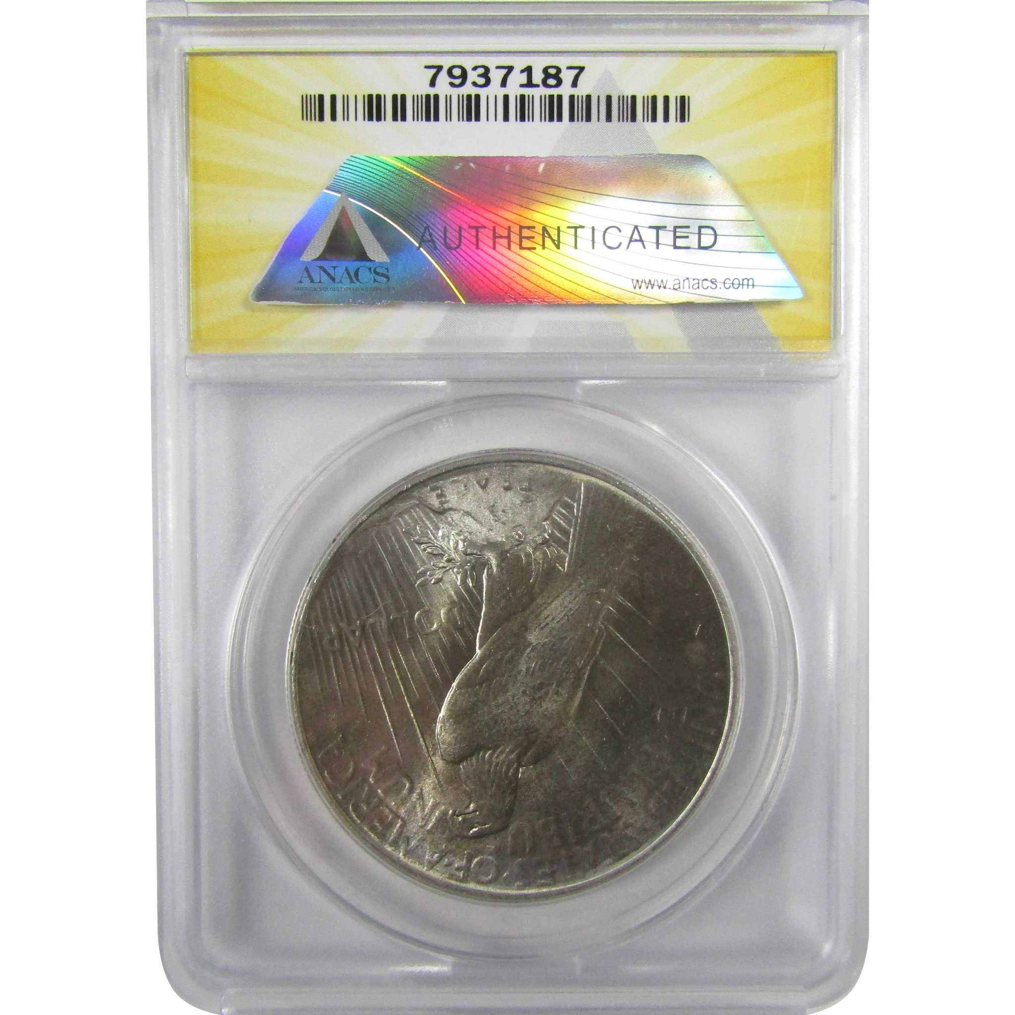 1925 Peace Silver Dollar MS 64 ANACS Uncirculated $1 CoinSKU:I28073