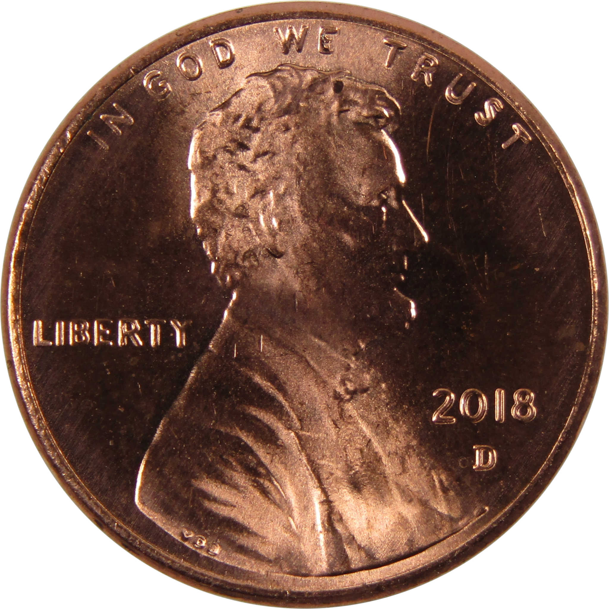 2018 D Lincoln Shield Cent BU Uncirculated Penny 1c Coin