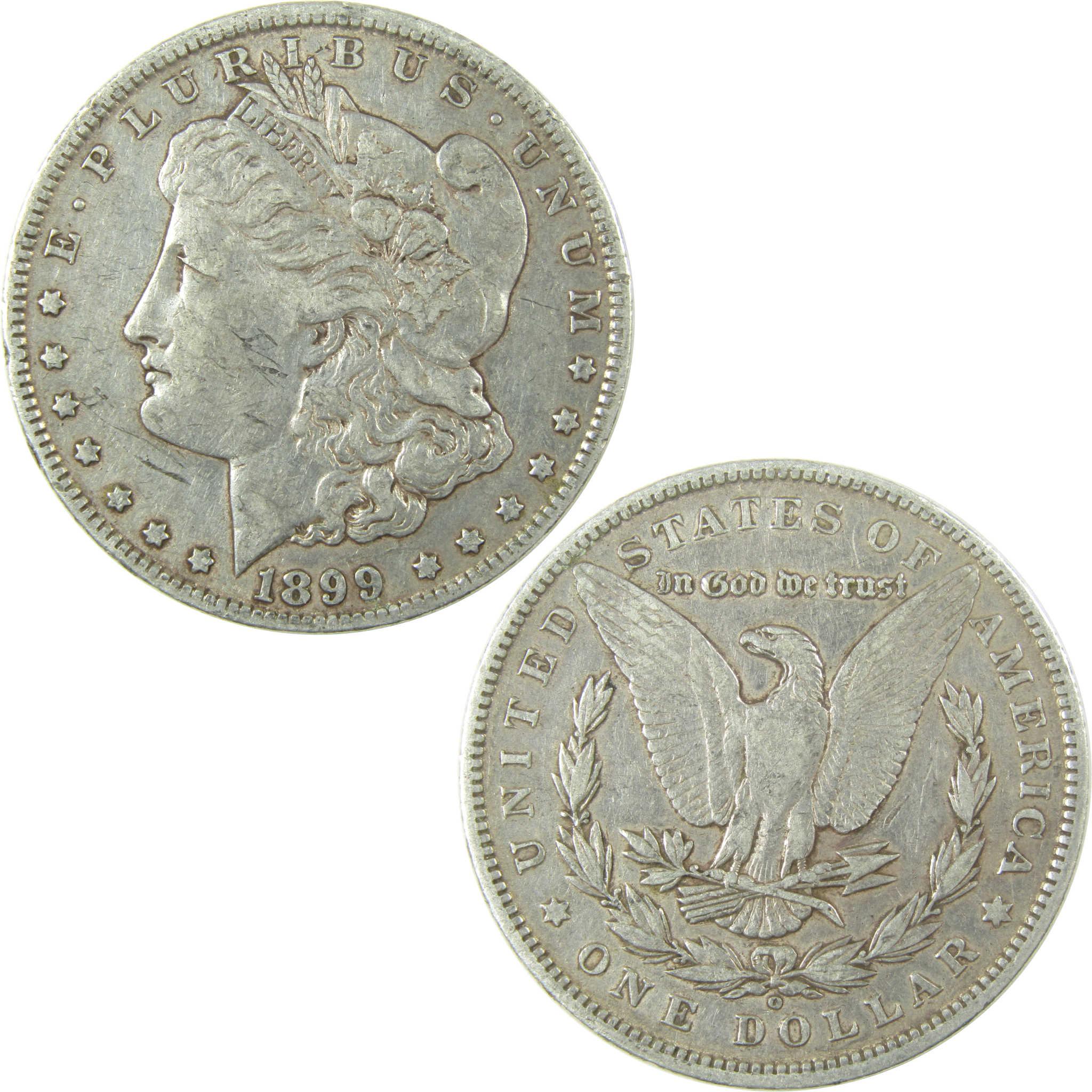 1899 O Micro O Morgan Silver Dollar VF Very Fine $1 Coin SKU:I24744 - Morgan coin - Morgan silver dollar - Morgan silver dollar for sale - Profile Coins &amp; Collectibles