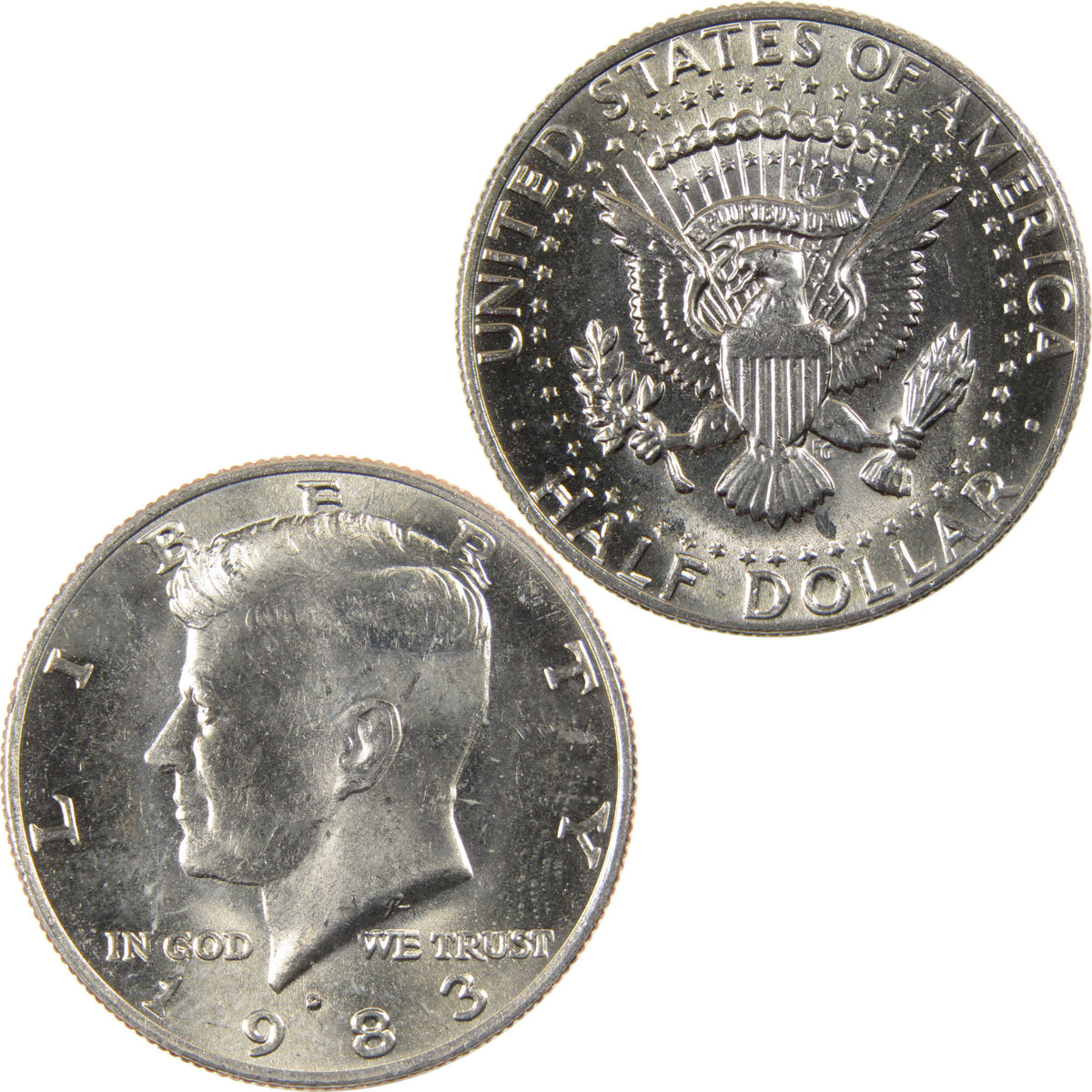 1983 D Kennedy Half Dollar Clad Uncirculated Mint State 50c Coin