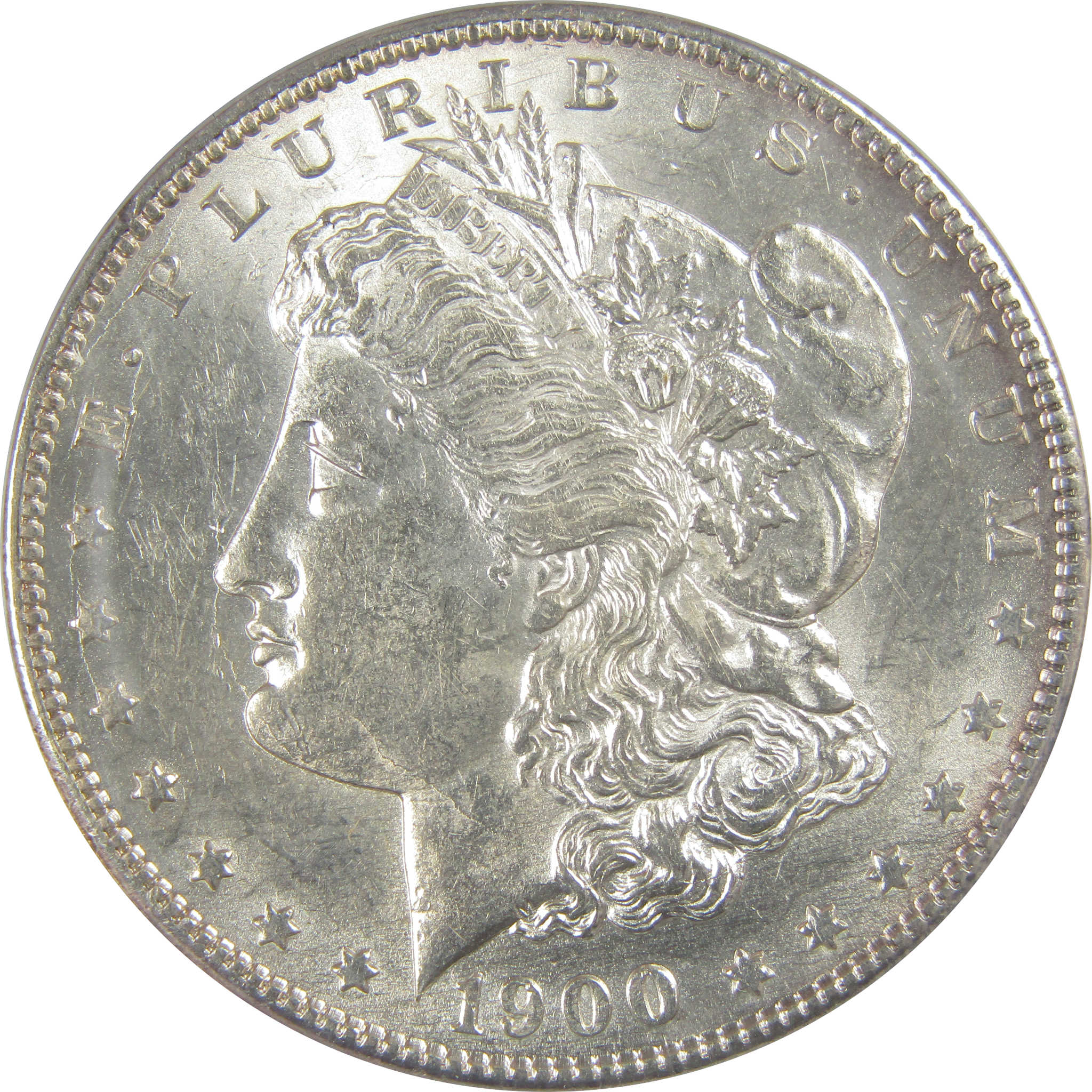 1900 S Morgan Dollar AU 58 ANACS Silver $1 Coin SKU:I20425 - Morgan coin - Morgan silver dollar - Morgan silver dollar for sale - Profile Coins &amp; Collectibles