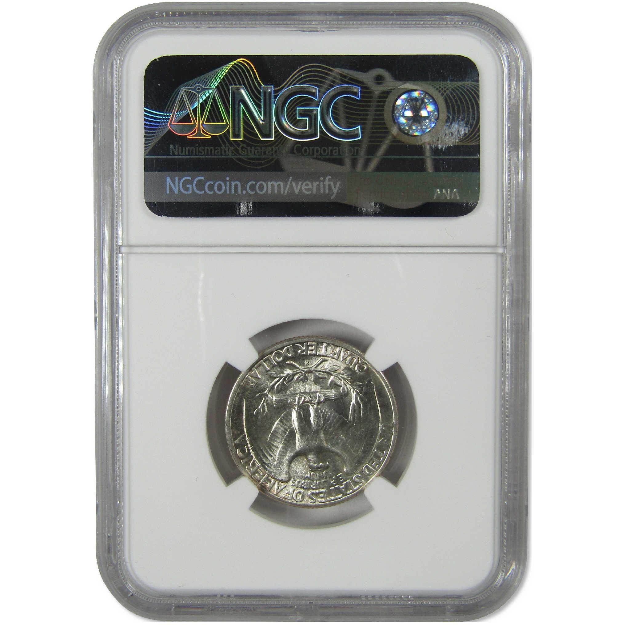 1937 S Washington Silver Quarter MS 65 NGC Uncirculated 25c Coin