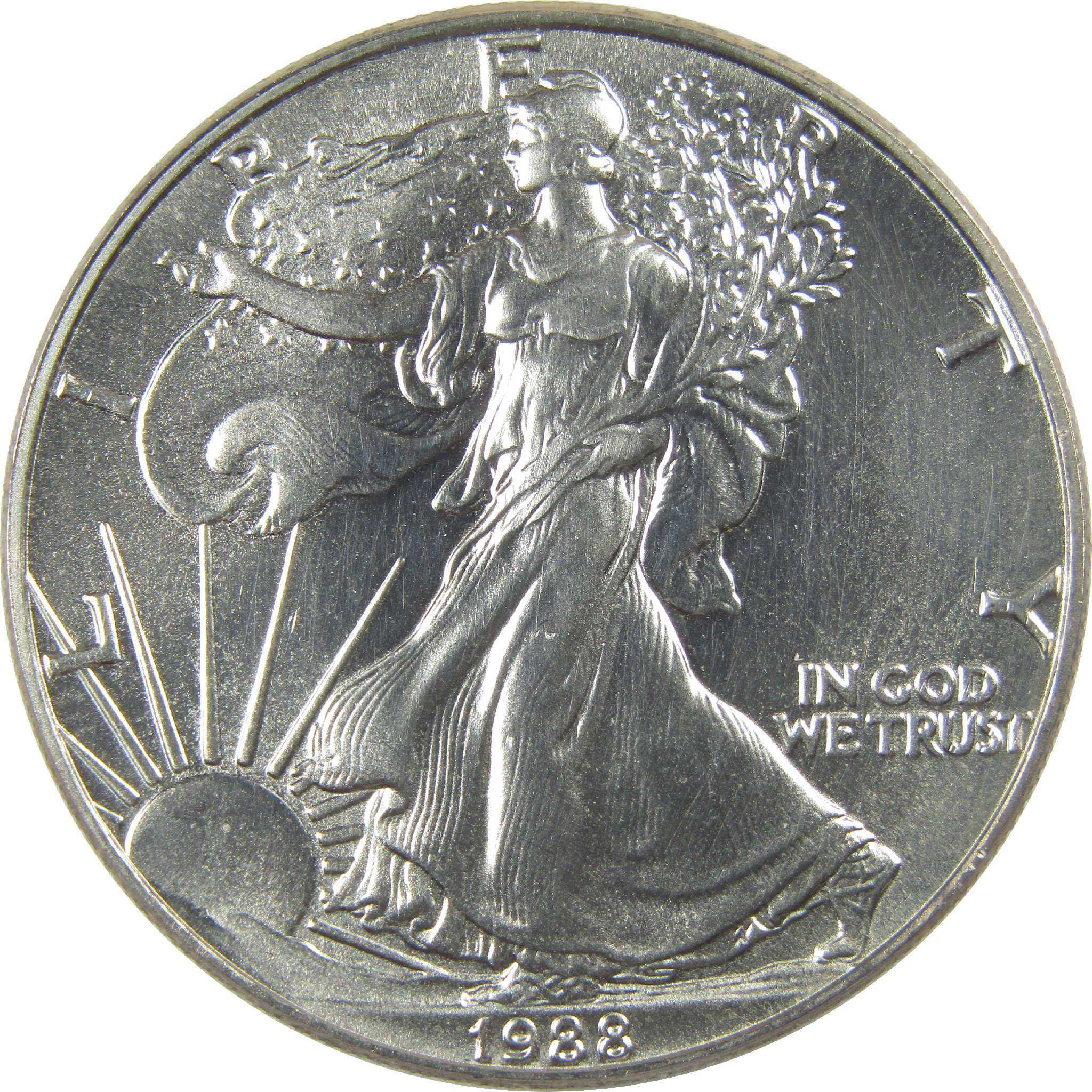 1988 American Silver Eagle Uncirculated Bullion $1 Coin