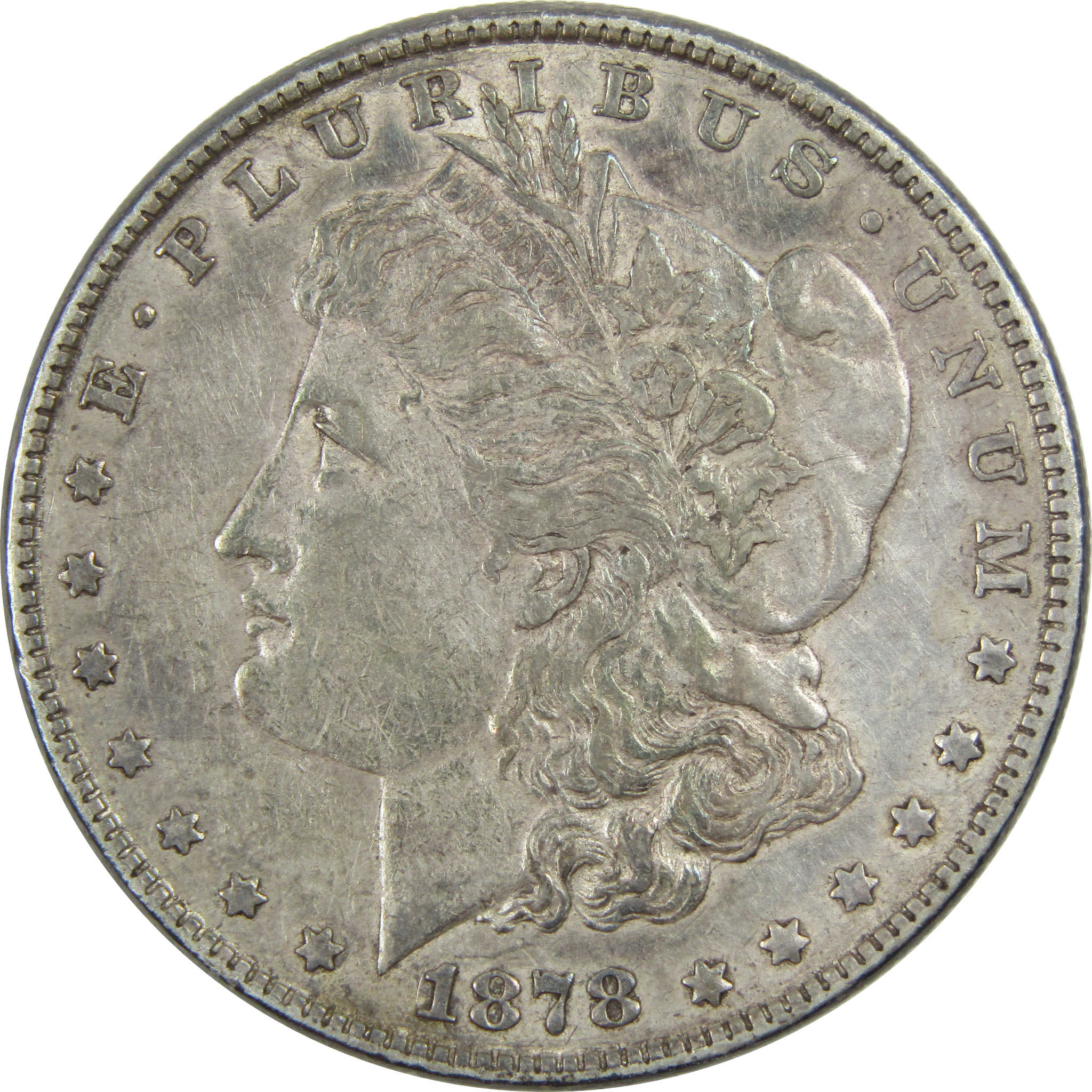 1878 7TF Rev 78 Morgan Dollar XF EF Extremely Fine Silver SKU:I13364 - Morgan coin - Morgan silver dollar - Morgan silver dollar for sale - Profile Coins &amp; Collectibles